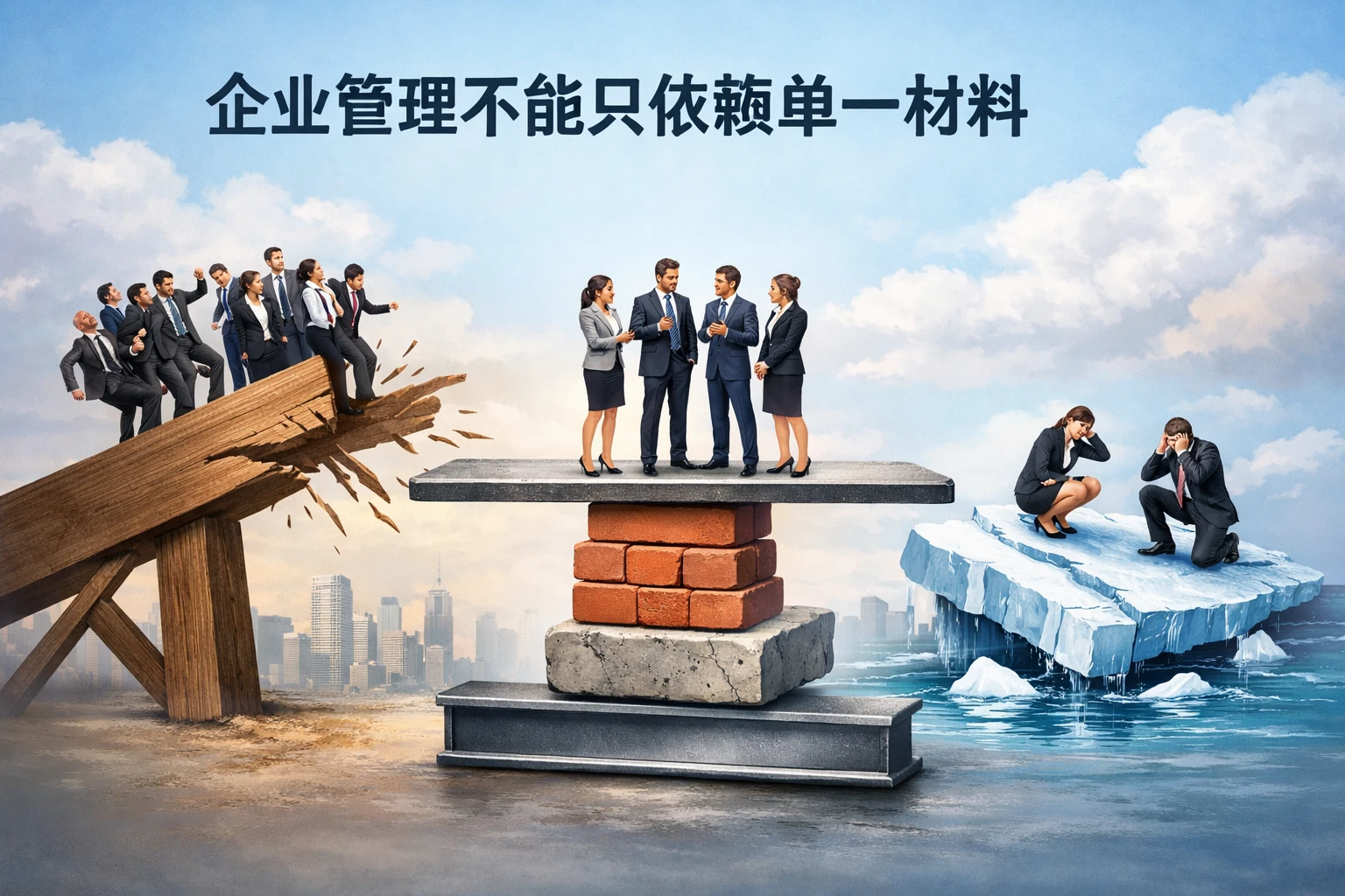 企业管理不能只依赖单一材料