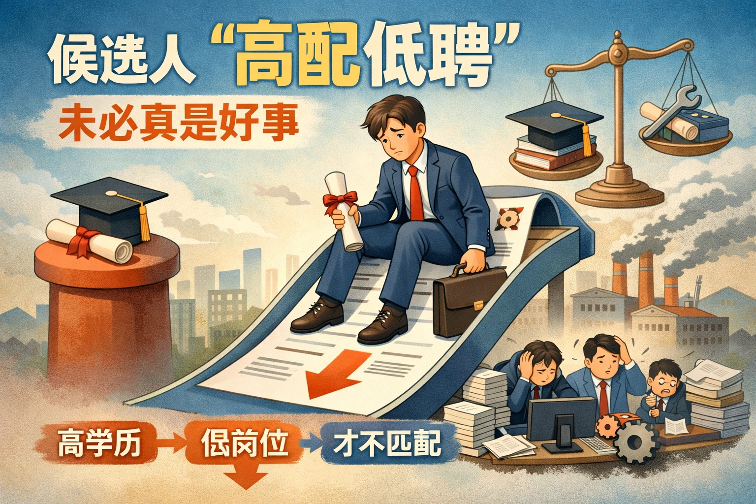 候选人“高配低聘”未必真是好事