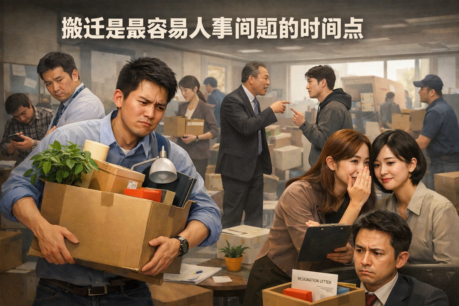 搬迁是最容易暴露人事问题的时间点