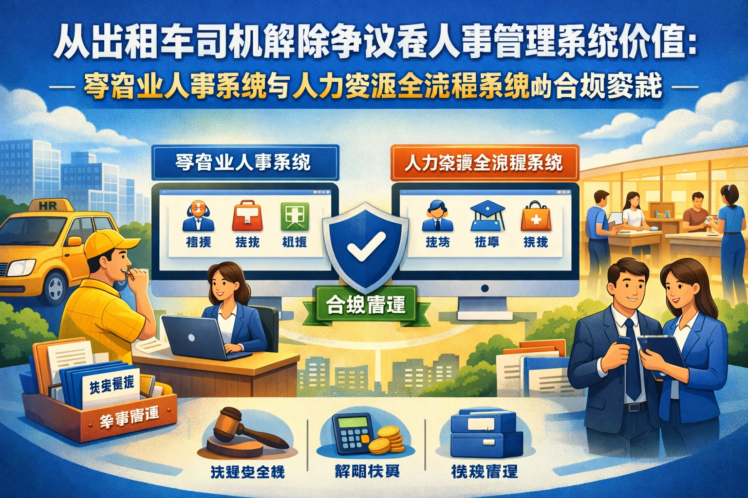 从出租车司机解除争议看人事管理系统价值：零售业人事系统与人力资源全流程系统的合规实践