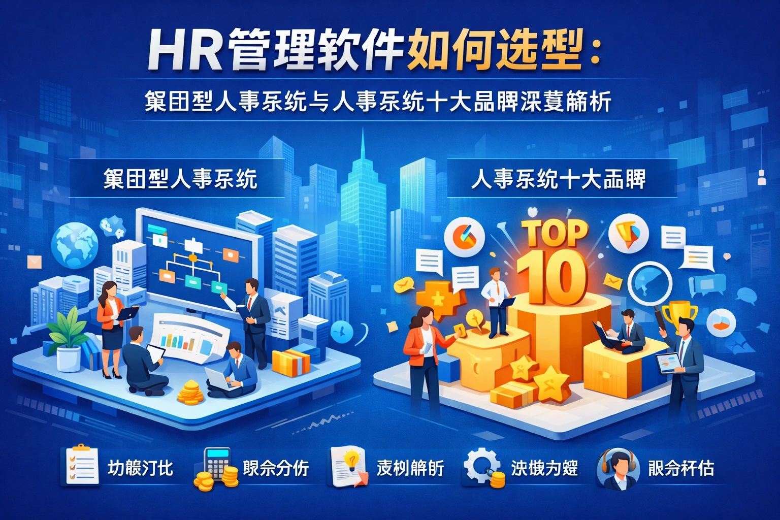 HR管理软件如何选型：集团型人事系统与人事系统十大品牌深度解析