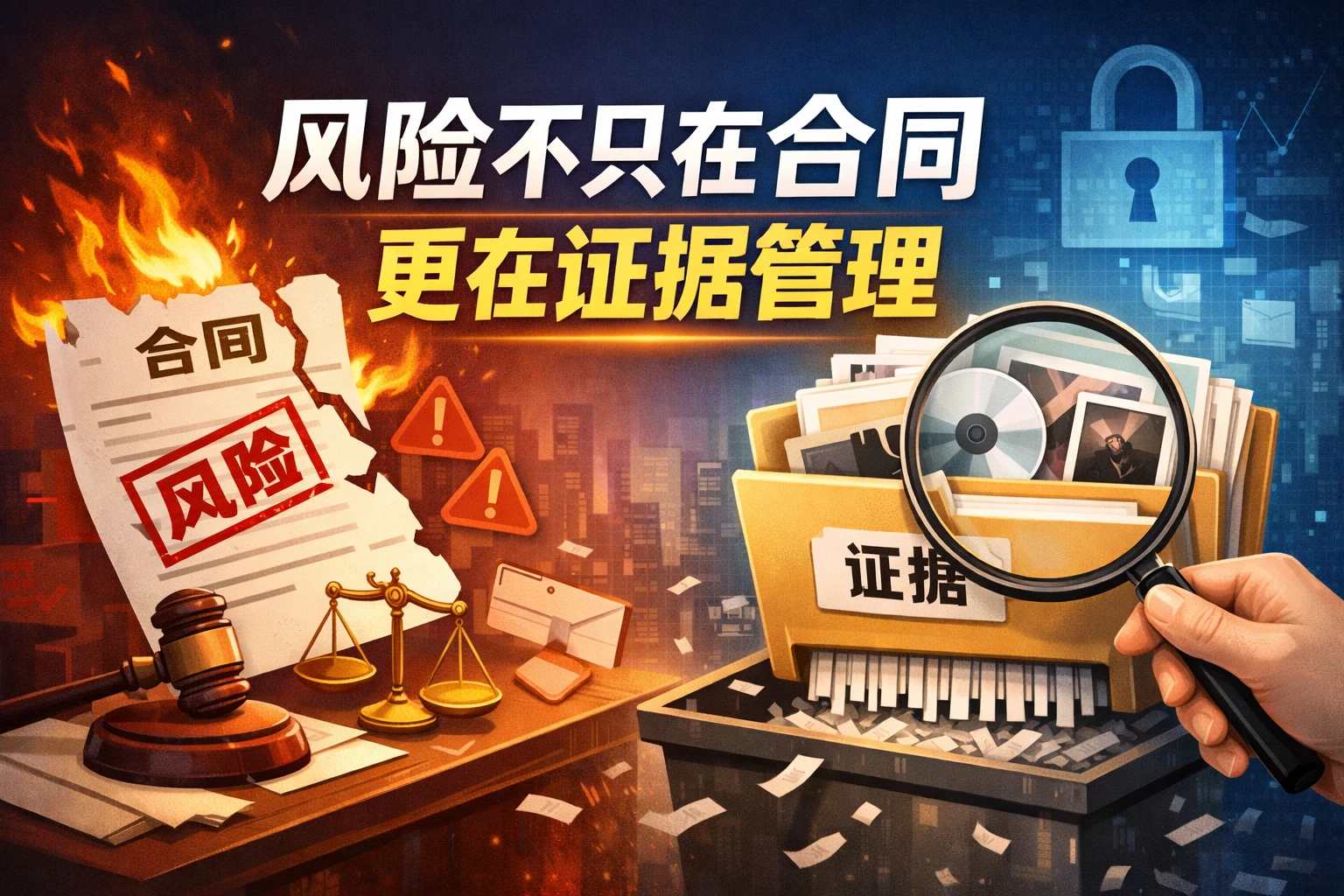 风险不只在合同，更在证据管理