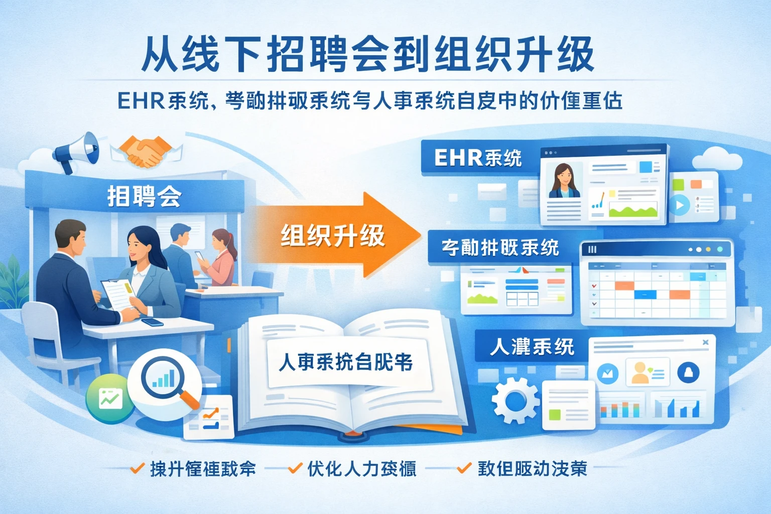 从线下招聘会到组织升级:ehr系统、考勤排班系统与人事系统白皮书的价值重估