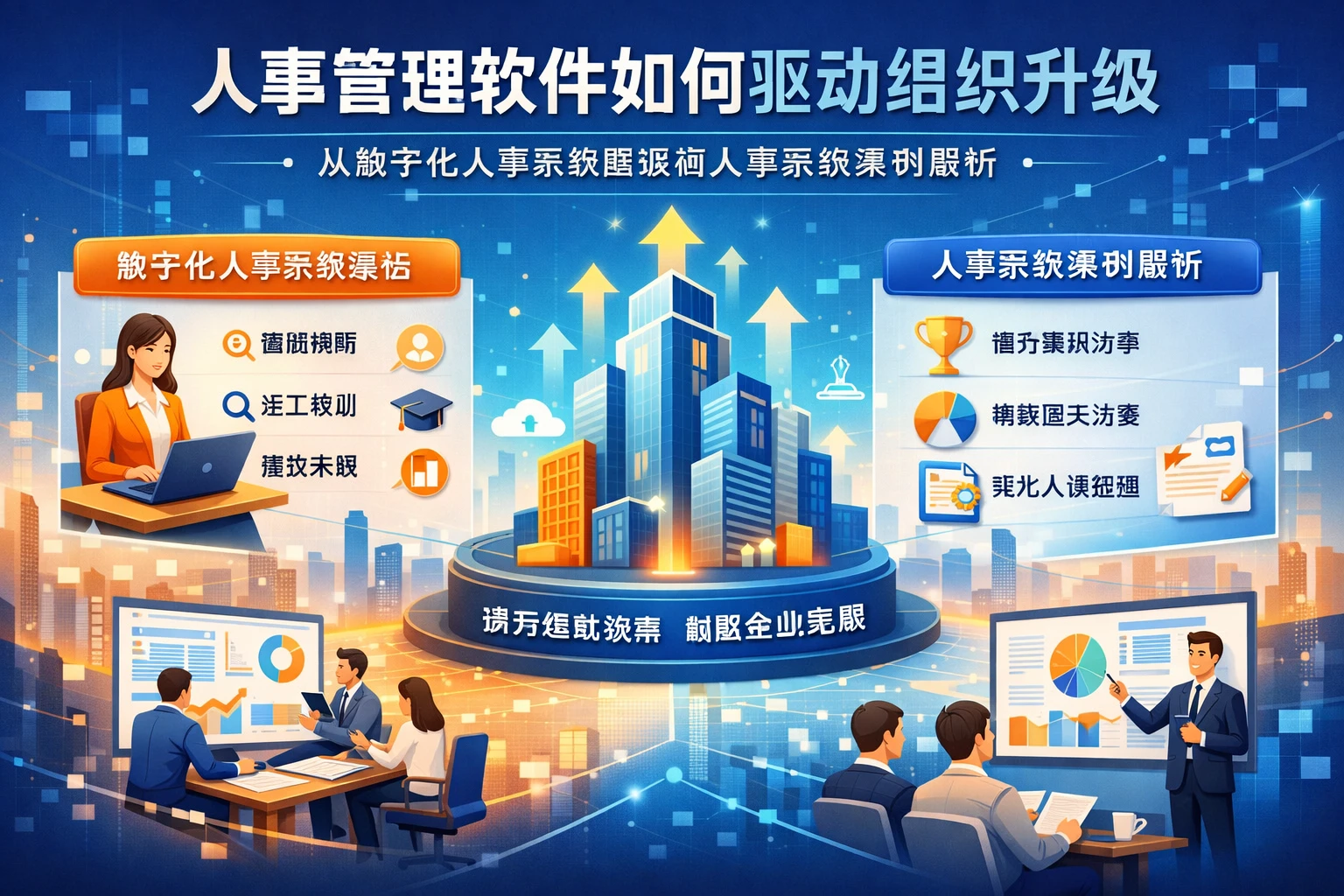 人事管理软件如何驱动组织升级：从数字化人事系统建设到人事系统案例解析