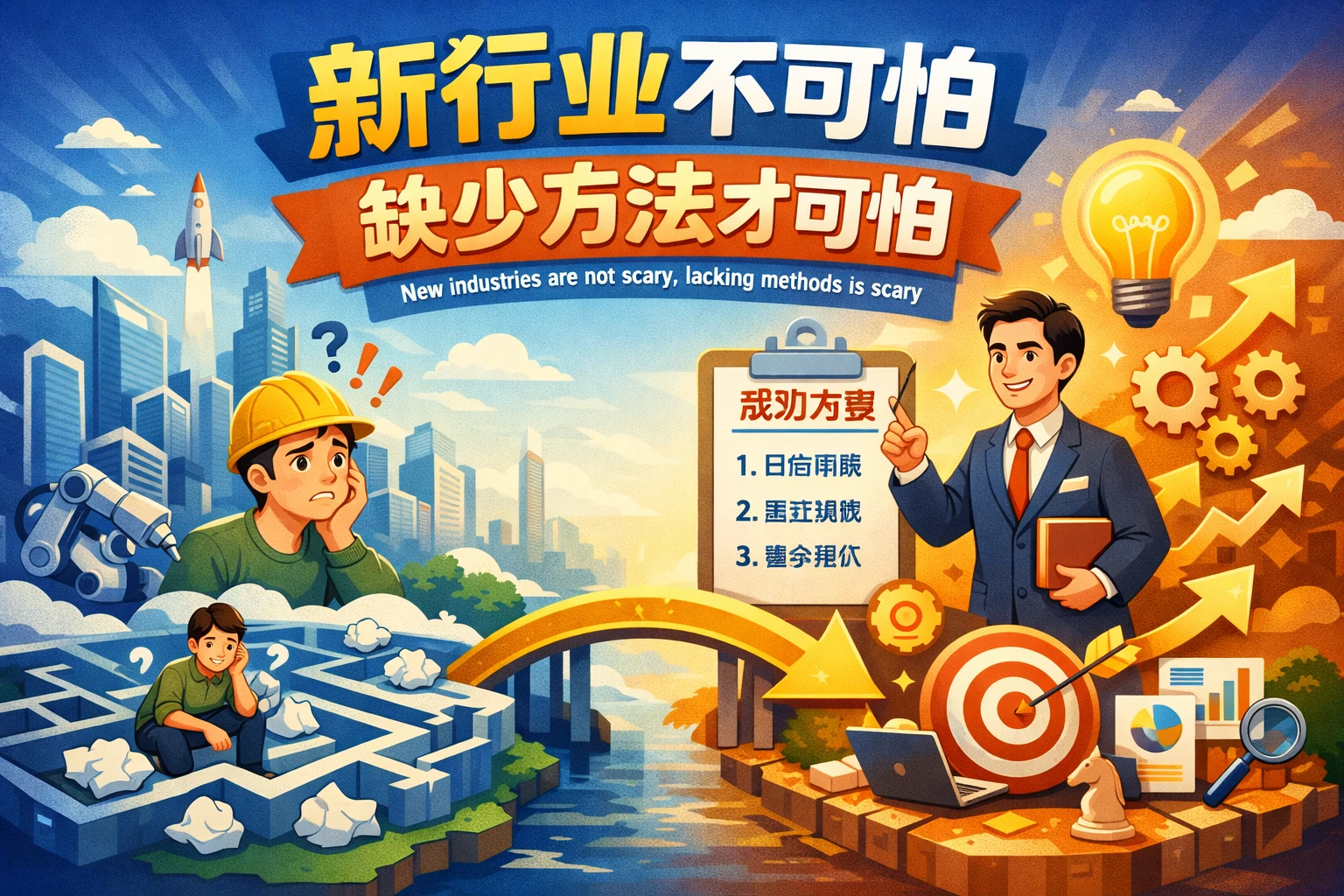 新行业不可怕，缺少方法才可怕