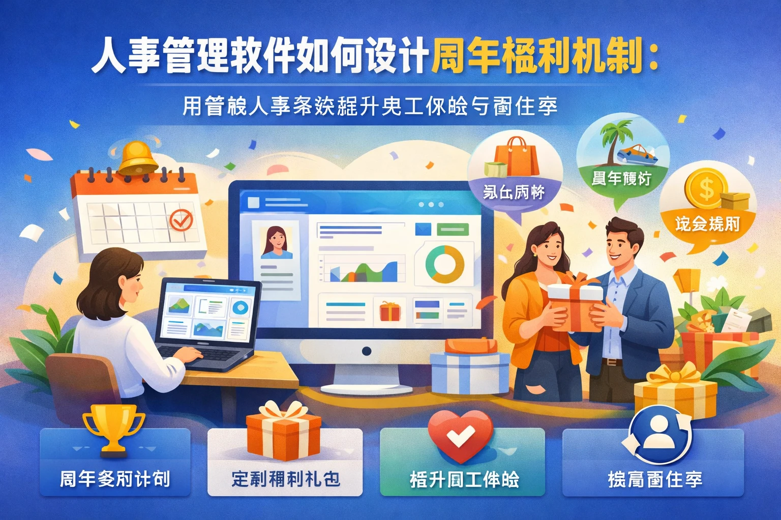 人事管理软件如何设计周年福利机制：用智能人事系统提升员工体验与留任率