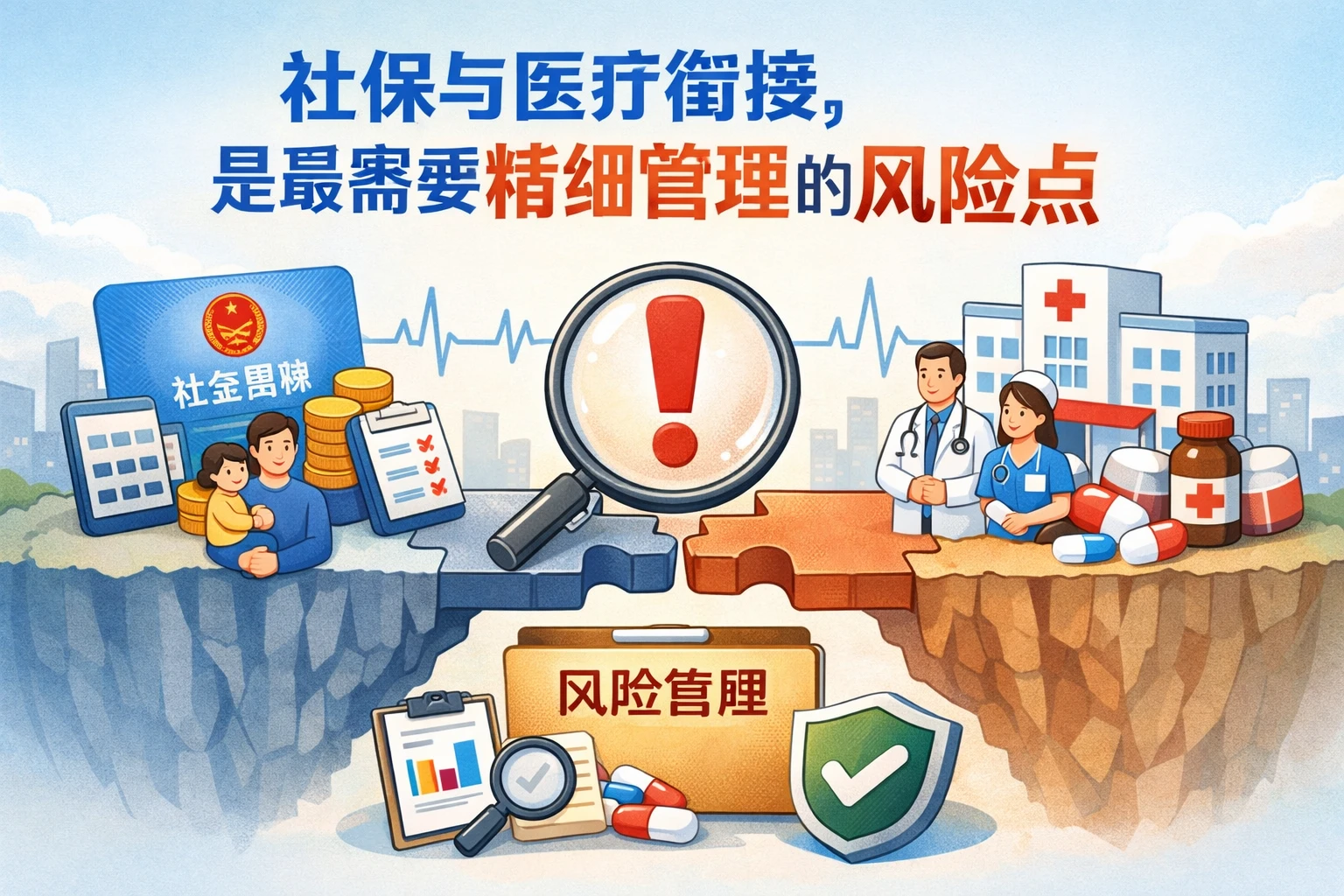 社保与医疗衔接，是最需要精细管理的风险点