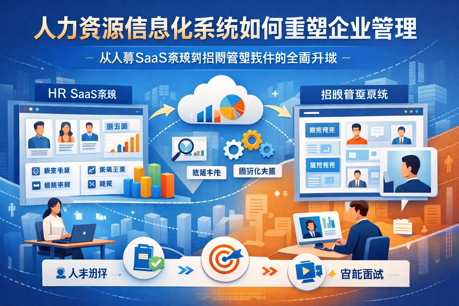 人力资源信息化系统如何重塑企业管理：从人事SaaS系统到招聘管理软件的全面升级