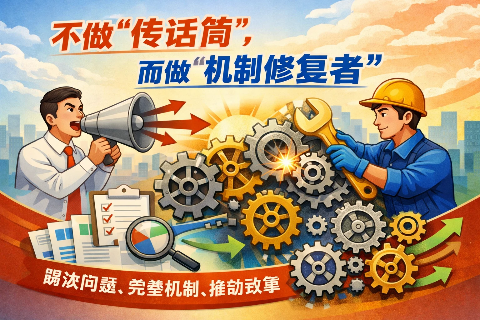 不做“传话筒”，而做“机制修复者”