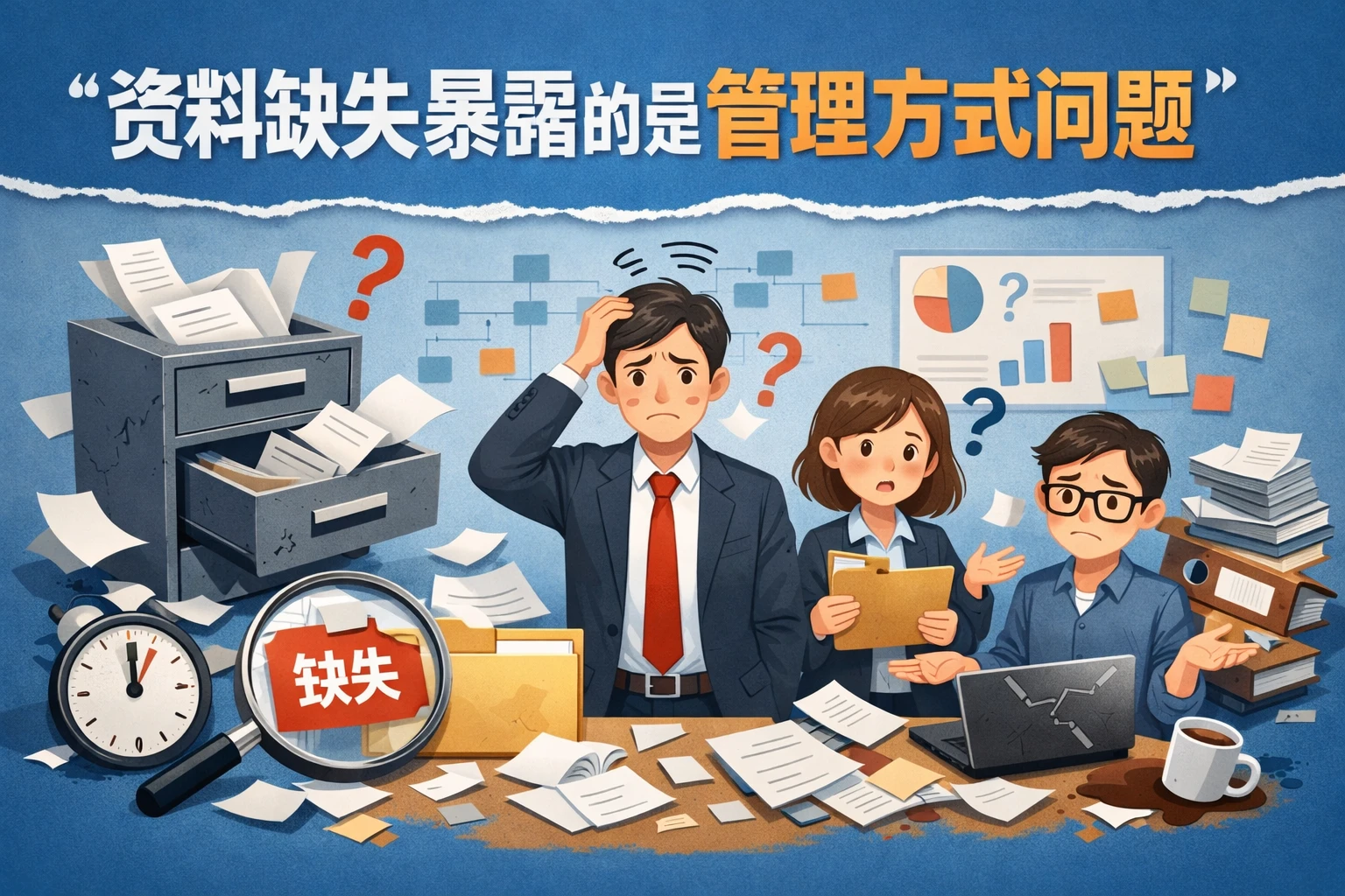 资料缺失暴露的是管理方式问题