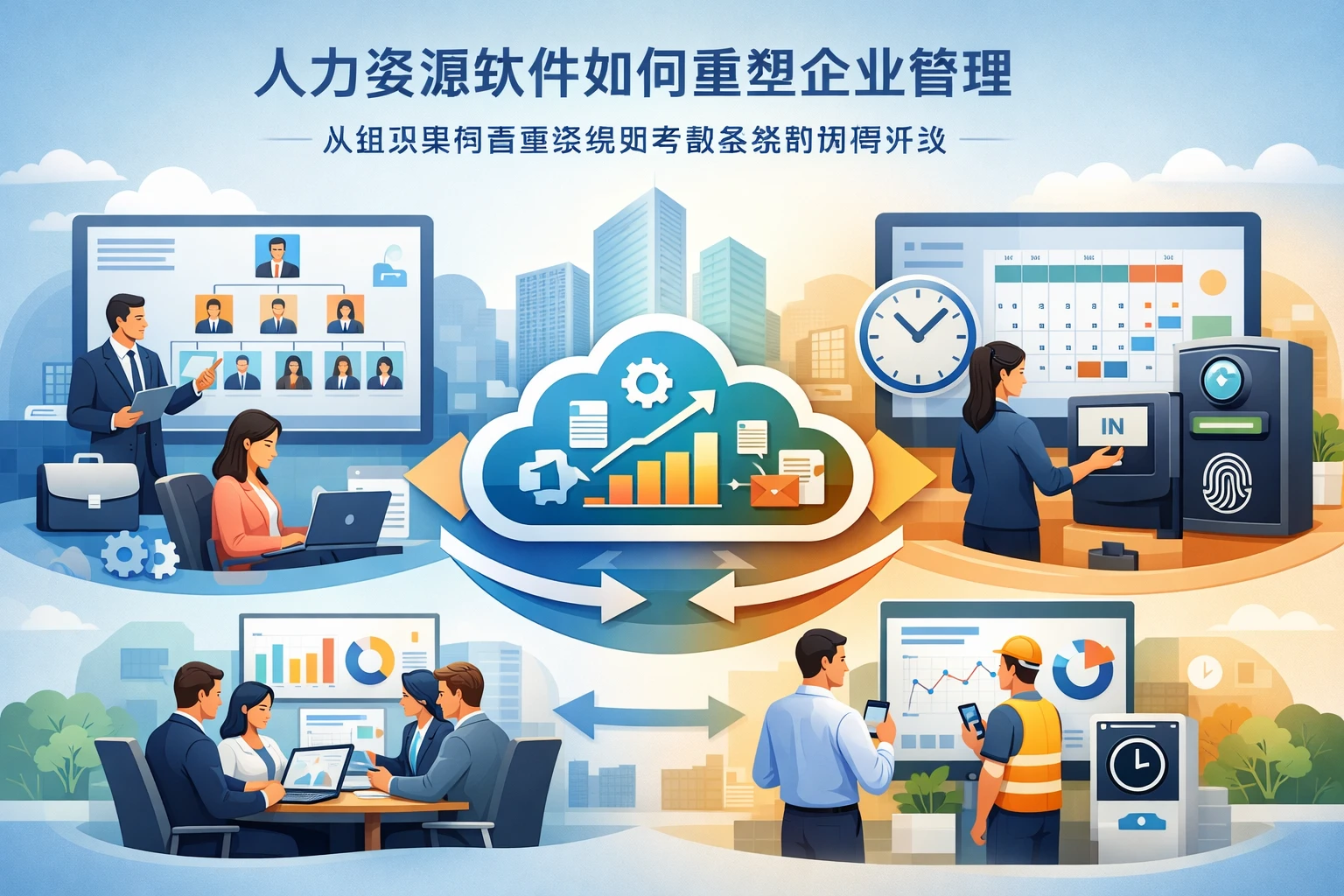 人力资源软件如何重塑企业管理：从组织架构管理系统到考勤系统的协同升级