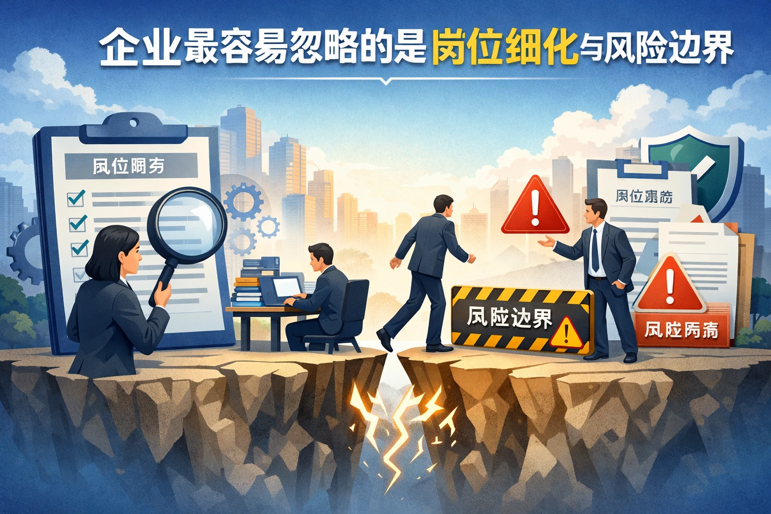 企业最容易忽略的是岗位细化与风险边界