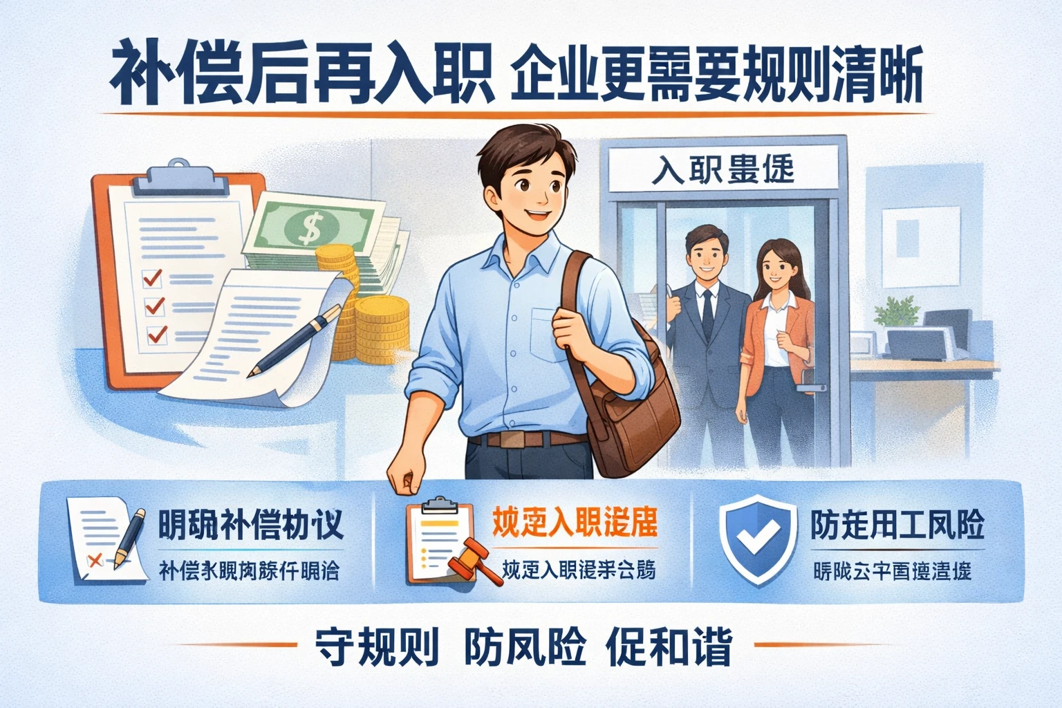 补偿后再入职，企业更需要规则清晰