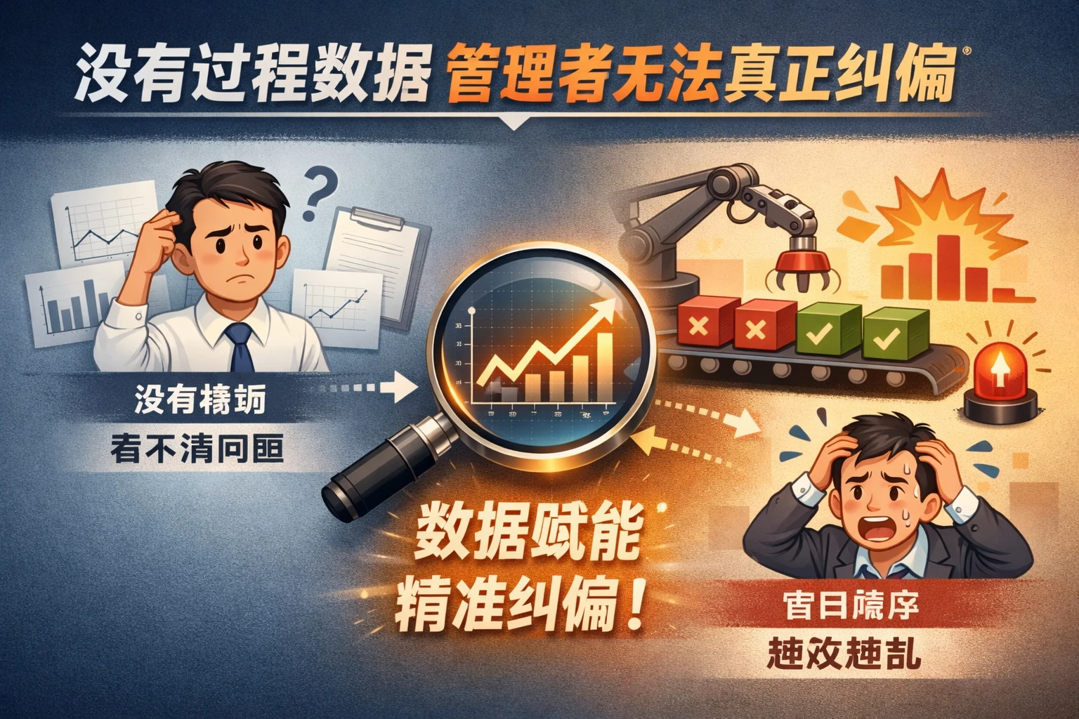 没有过程数据，管理者无法真正纠偏