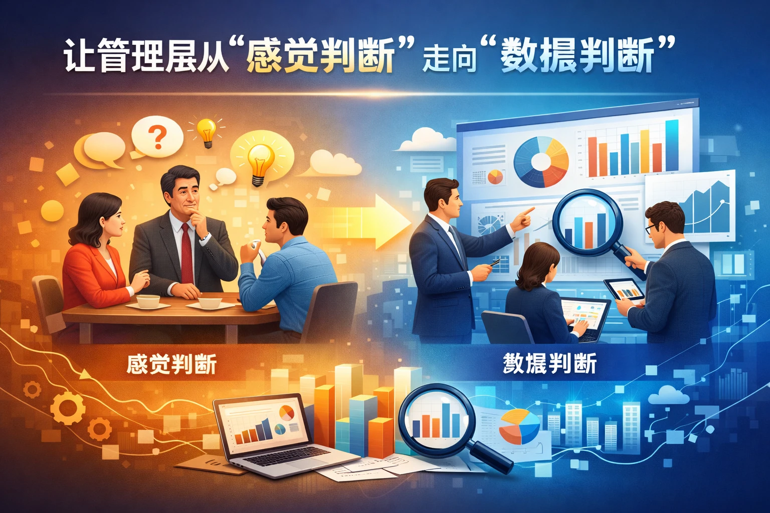 让管理层从“感觉判断”走向“数据判断”