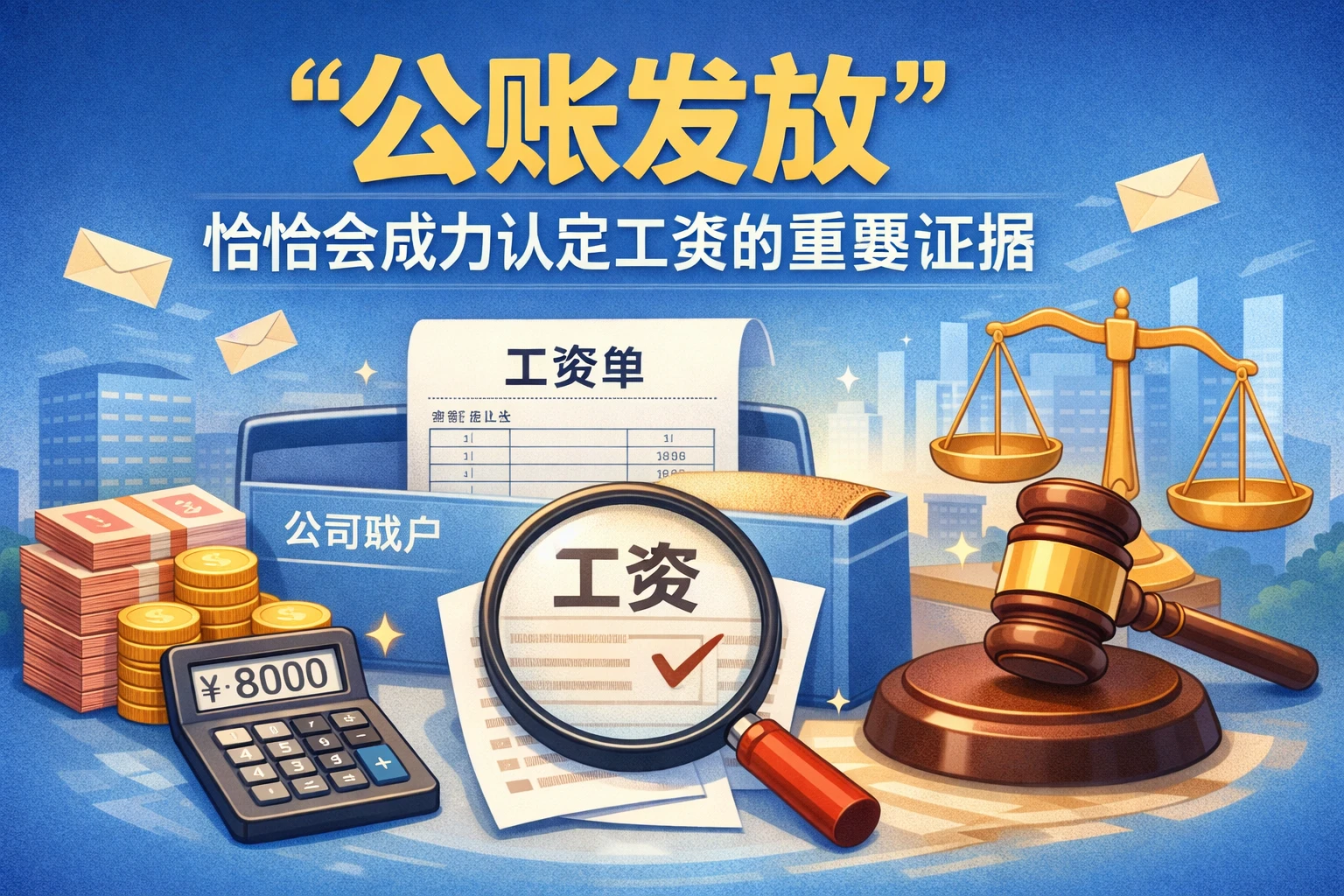 “公账发放”恰恰会成为认定工资的重要证据