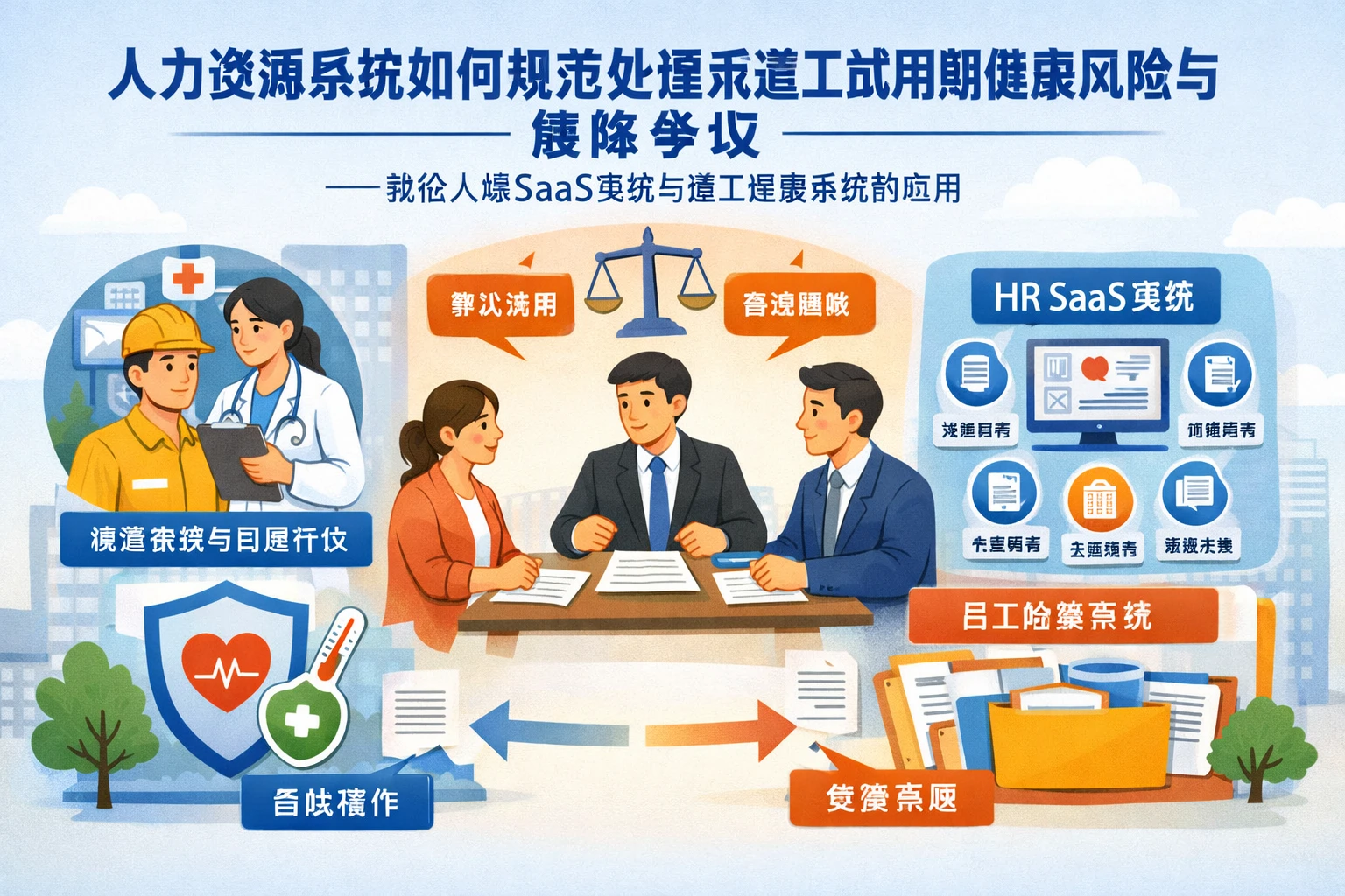 人力资源系统如何规范处理派遣工试用期健康风险与解除争议——兼论人事SaaS系统与员工档案系统的应用