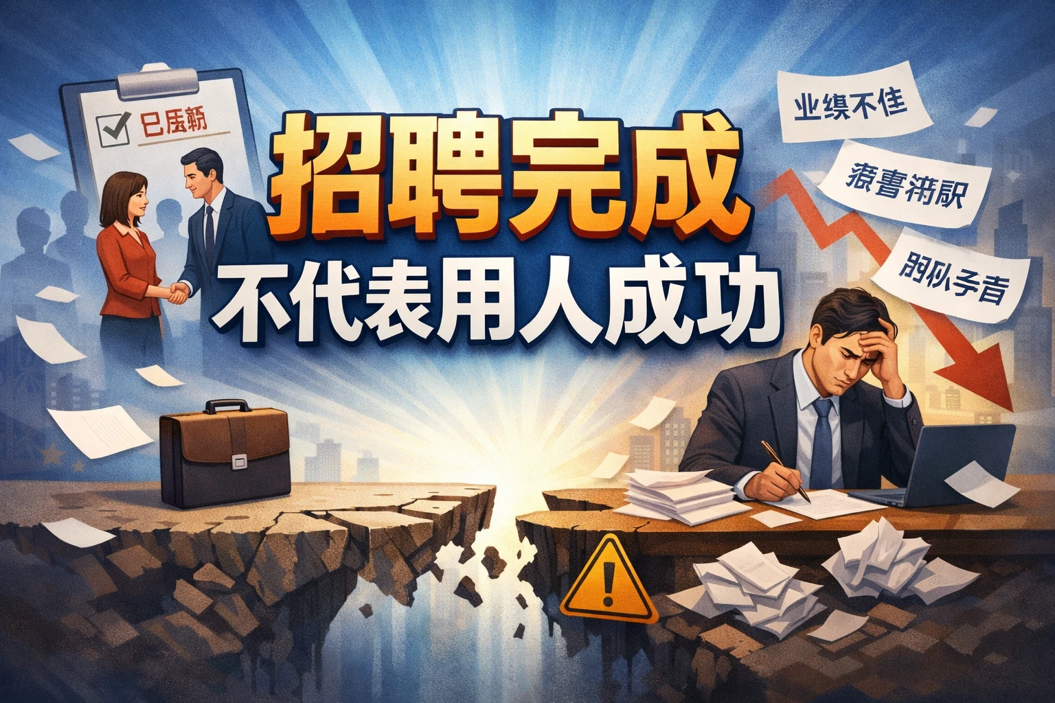 招聘完成不代表用人成功