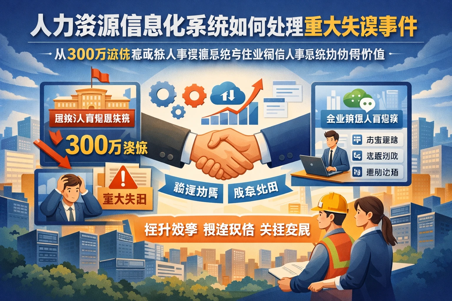 人力资源信息化系统如何处理重大失误事件：从300万流标看政府人事管理系统与企业微信人事系统的协同价值
