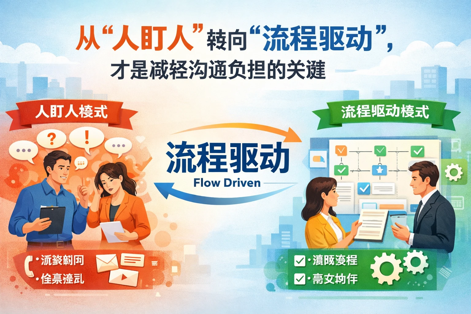 从“人盯人”转向“流程驱动”，才是减轻沟通负担的关键