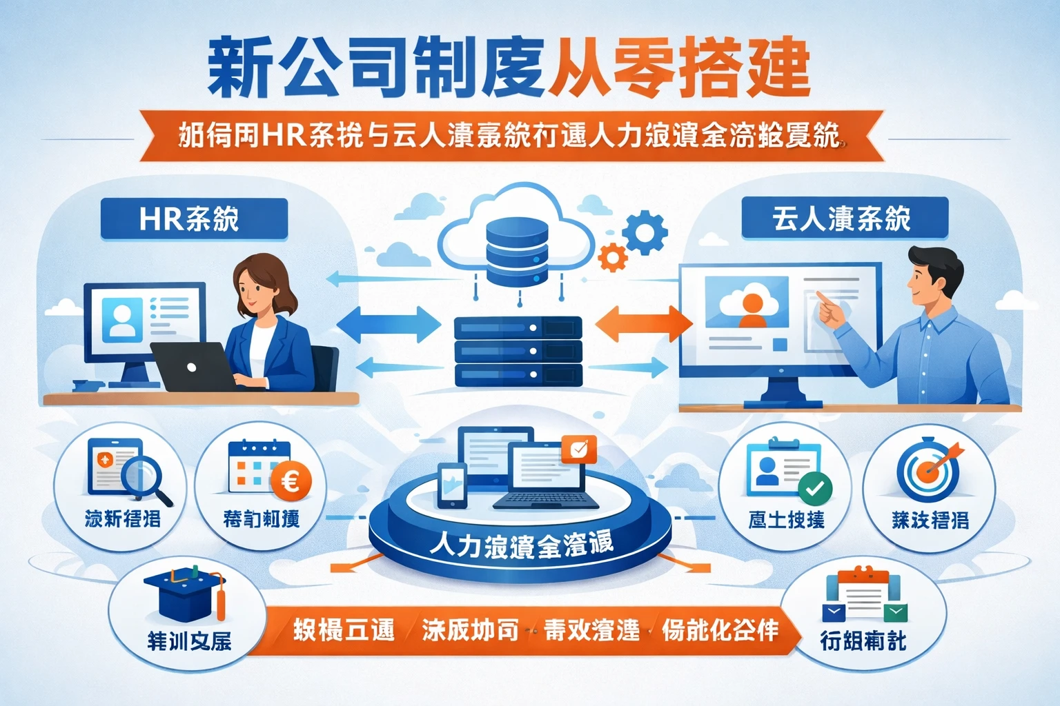 新公司制度从零搭建：如何用HR系统与云人事系统打通人力资源全流程系统
