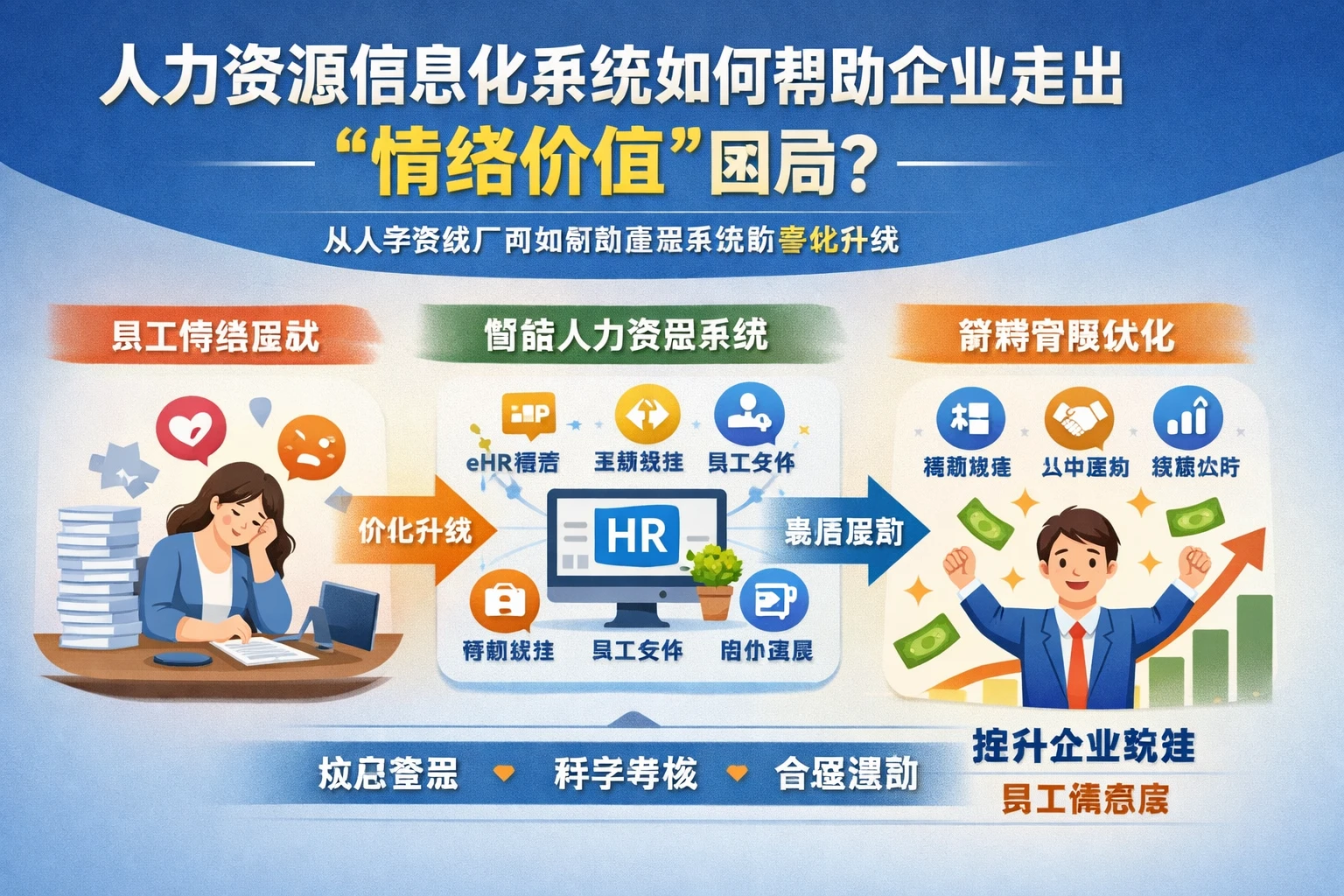 人力资源信息化系统如何帮助企业走出“情绪价值”困局:从人事系统厂商到薪酬管理系统的理性升级