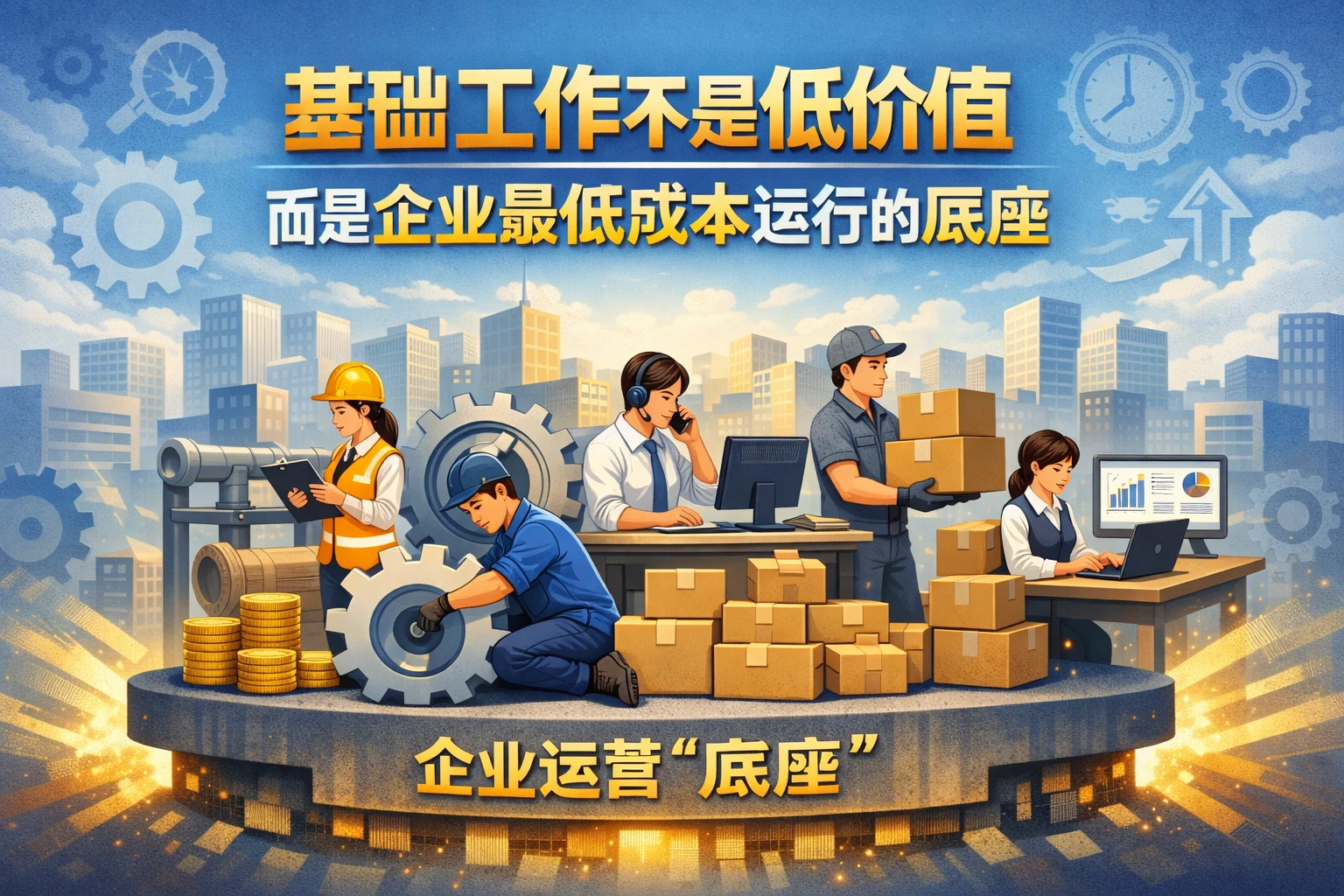 基础工作不是低价值,而是企业最低成本运行的底座
