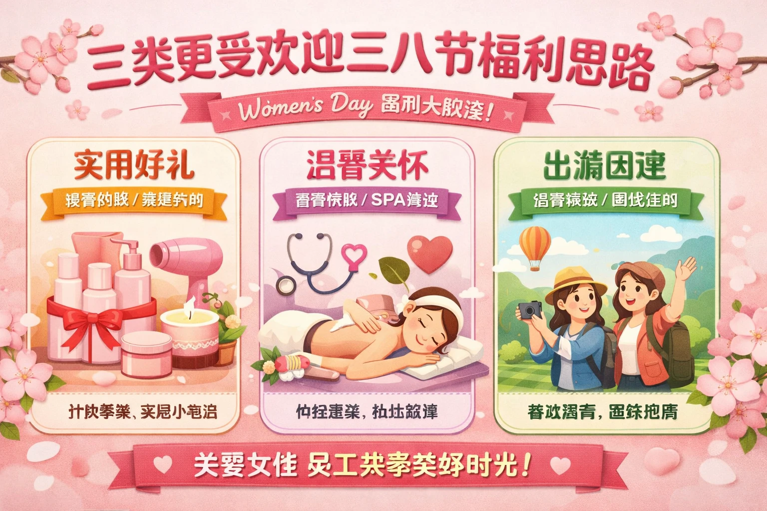 三类更受欢迎的三八节福利思路