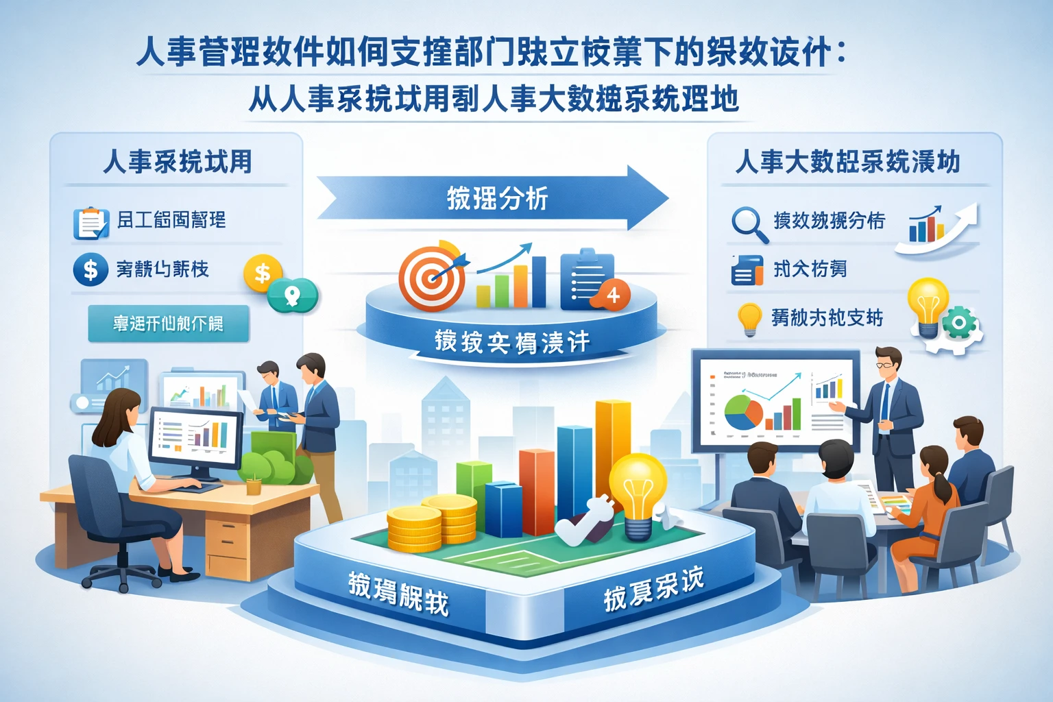 人事管理软件如何支撑部门独立核算下的绩效设计:从人事系统试用到人事大数据系统落地