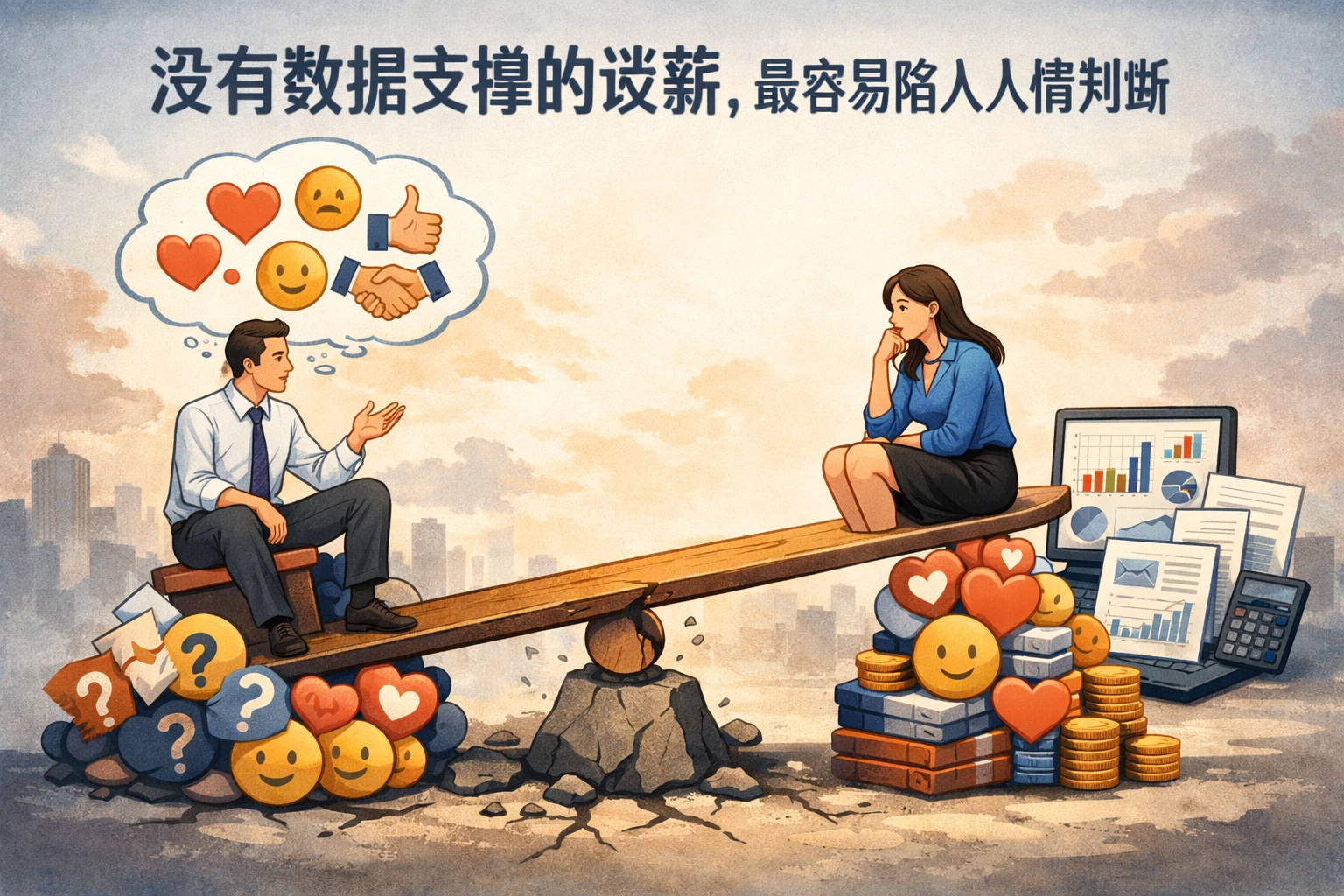 没有数据支撑的谈薪，最容易陷入人情判断