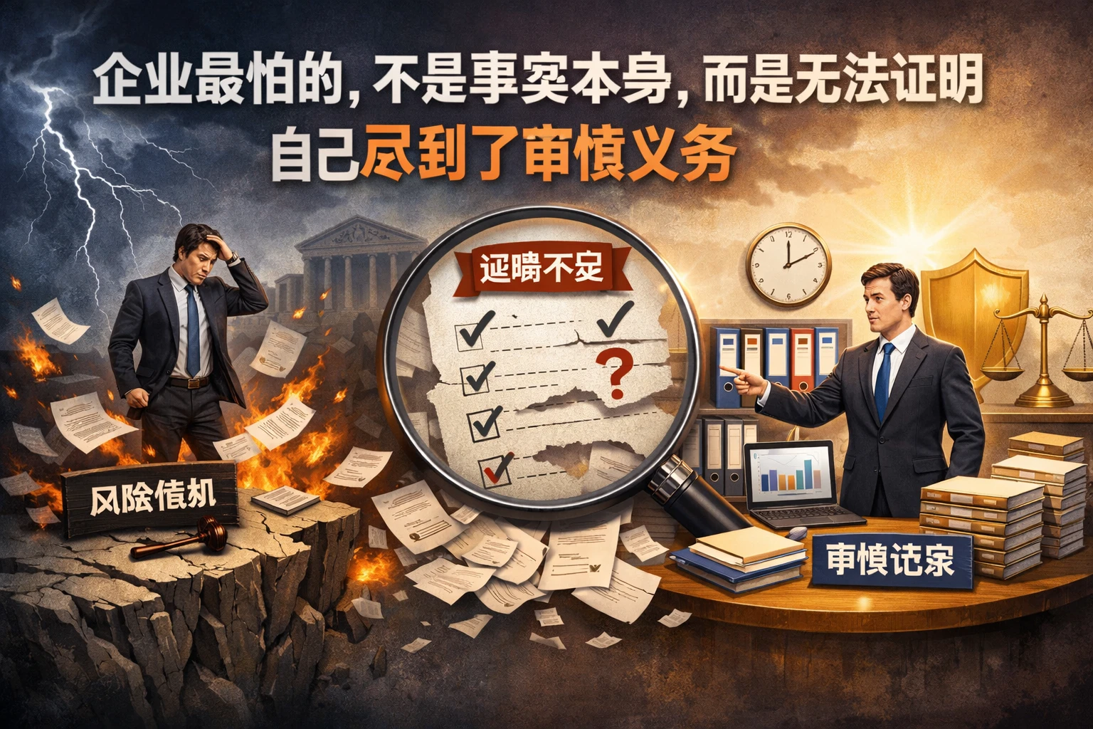 2. 企业最怕的,不是事实本身,而是无法证明自己尽到了审慎义务