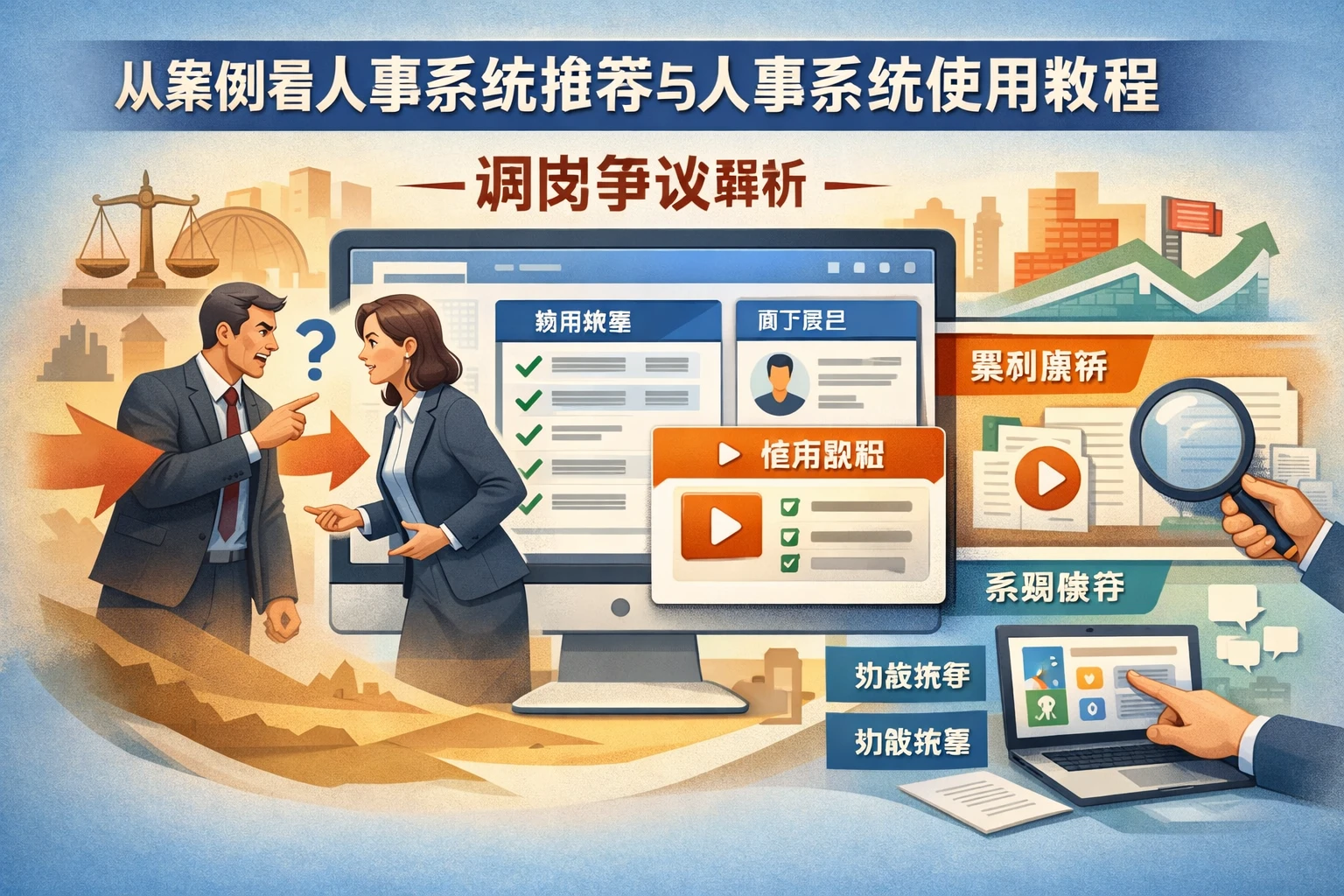 人事管理软件视角下的调岗争议解析：从案例看人事系统推荐与人事系统使用教程