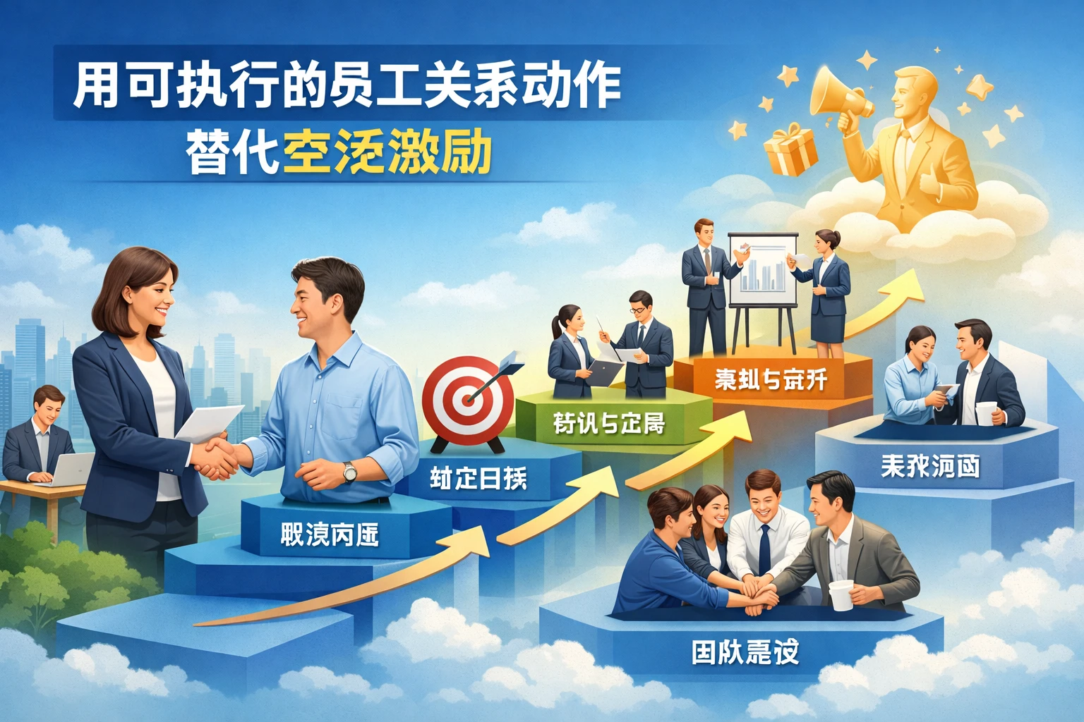 用可执行的员工关系动作，替代空泛激励