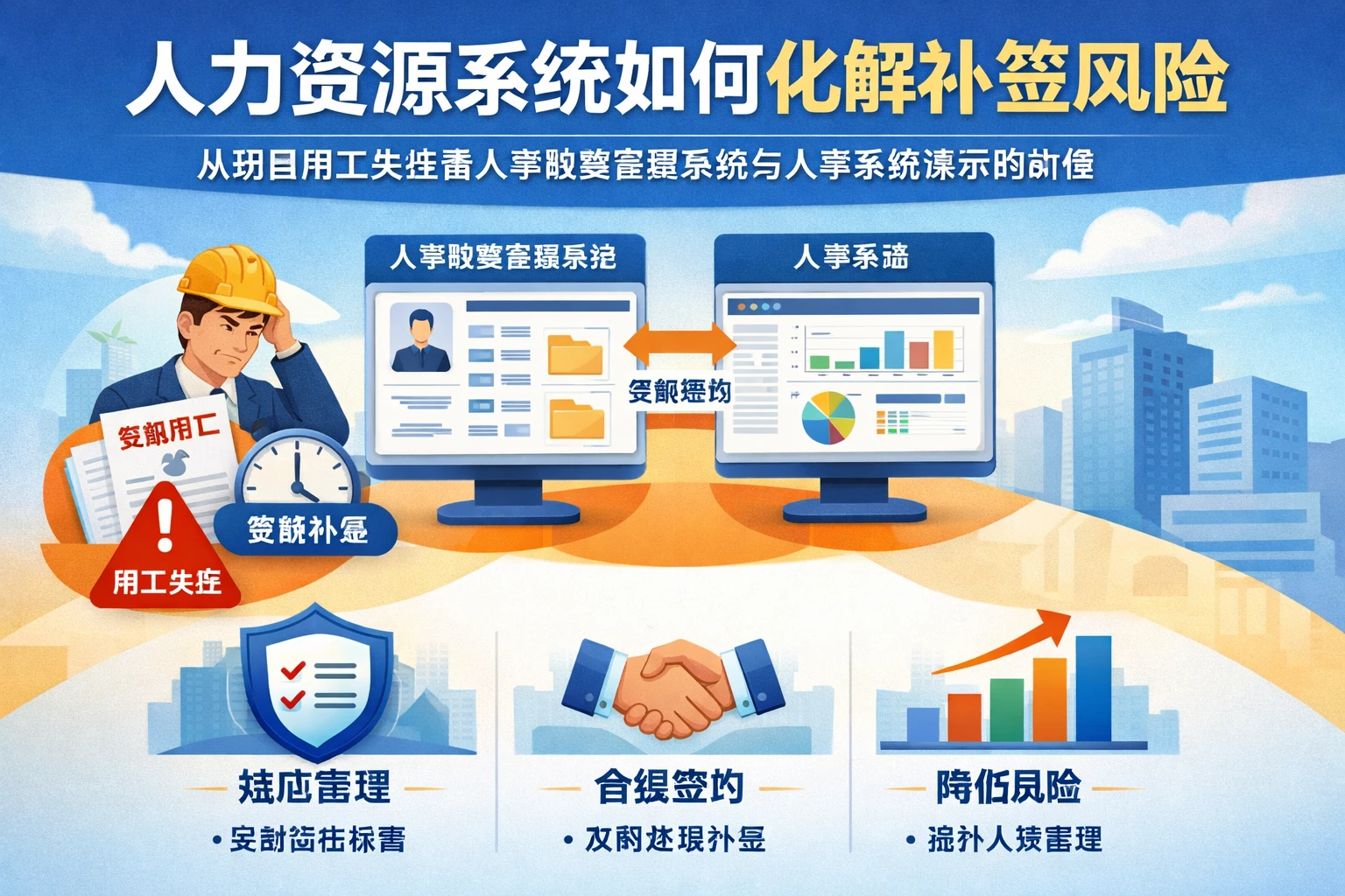 人力资源系统如何化解补签风险:从项目用工失控看人事档案管理系统与人事系统演示的价值