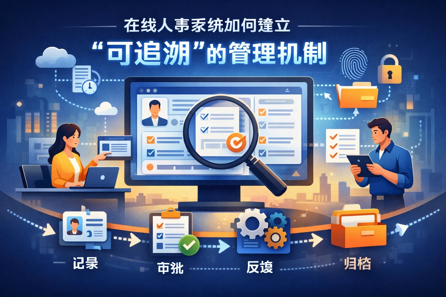 在线人事系统如何建立“可追溯”的管理机制
