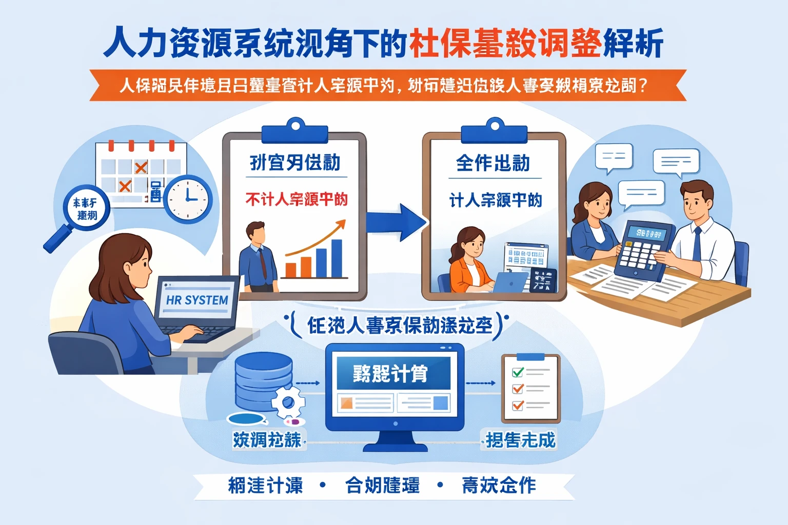 人力资源系统视角下的社保基数调整解析：入职当月非整月出勤是否计入年度平均，如何通过在线人事系统规范处理
