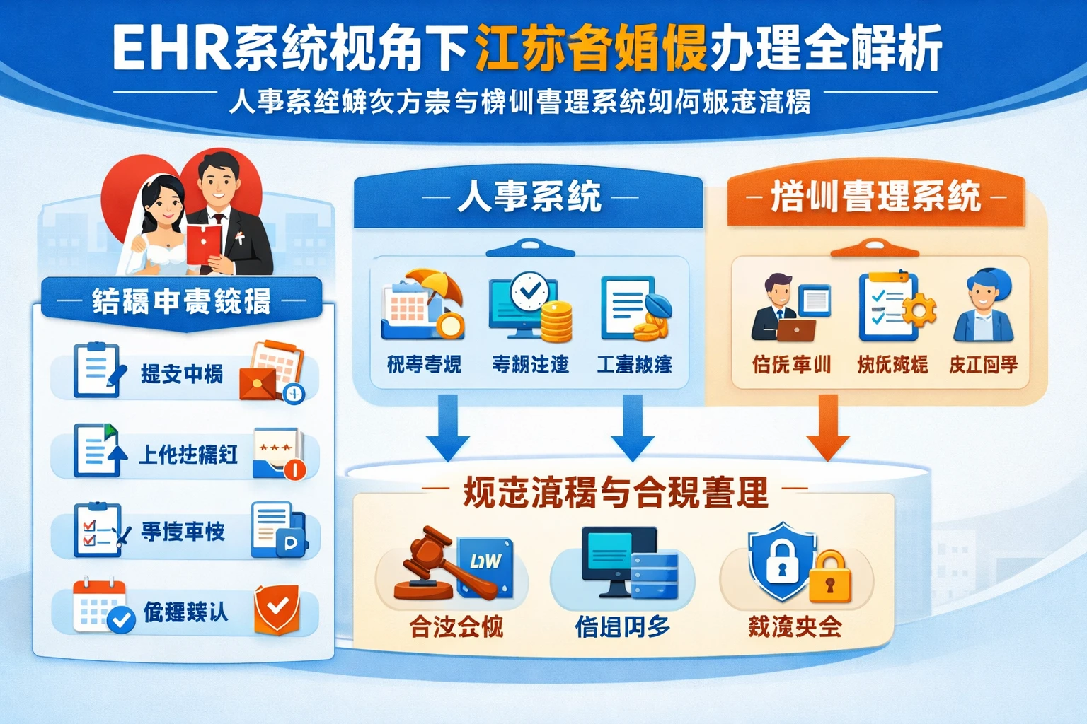 ehr系统视角下江苏省婚假办理全解析：人事系统解决方案与培训管理系统如何规范流程