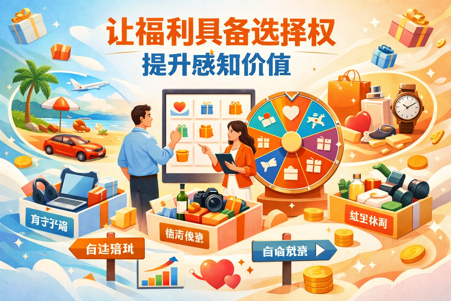 让福利具备选择权，提升感知价值