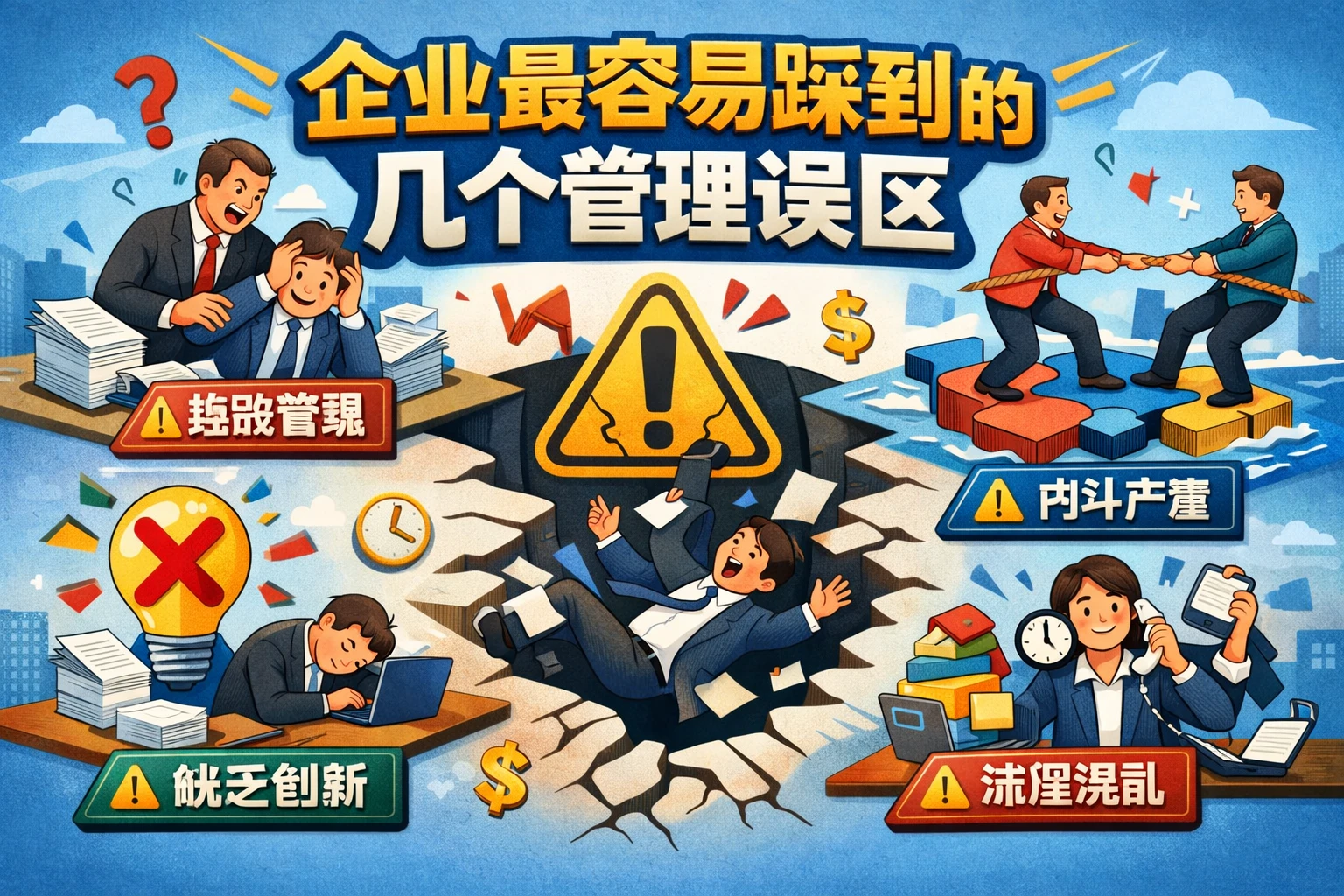 企业最容易踩到的几个管理误区
