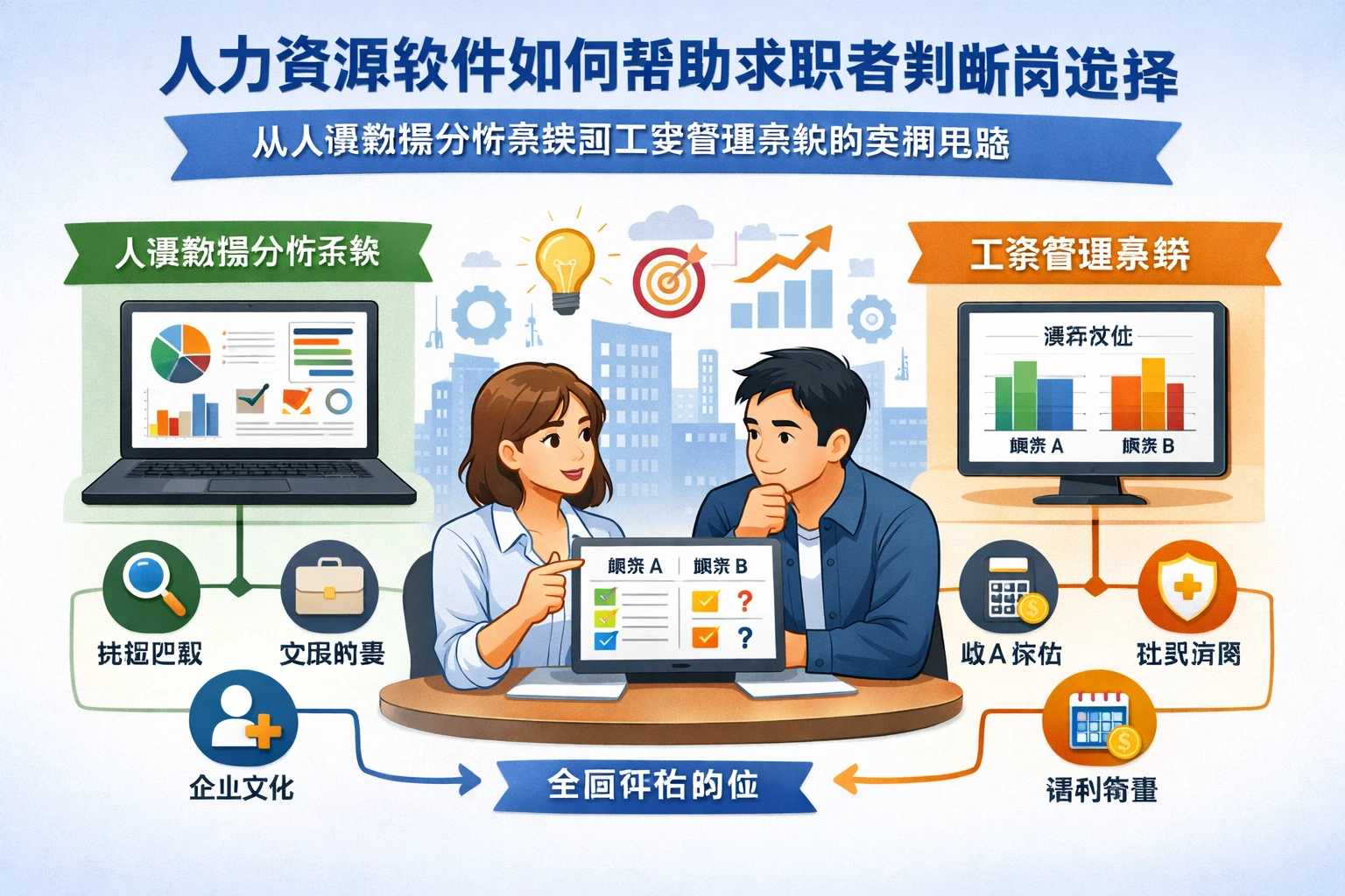 人力资源软件如何帮助求职者判断岗位选择：从人事数据分析系统到工资管理系统的实用思路