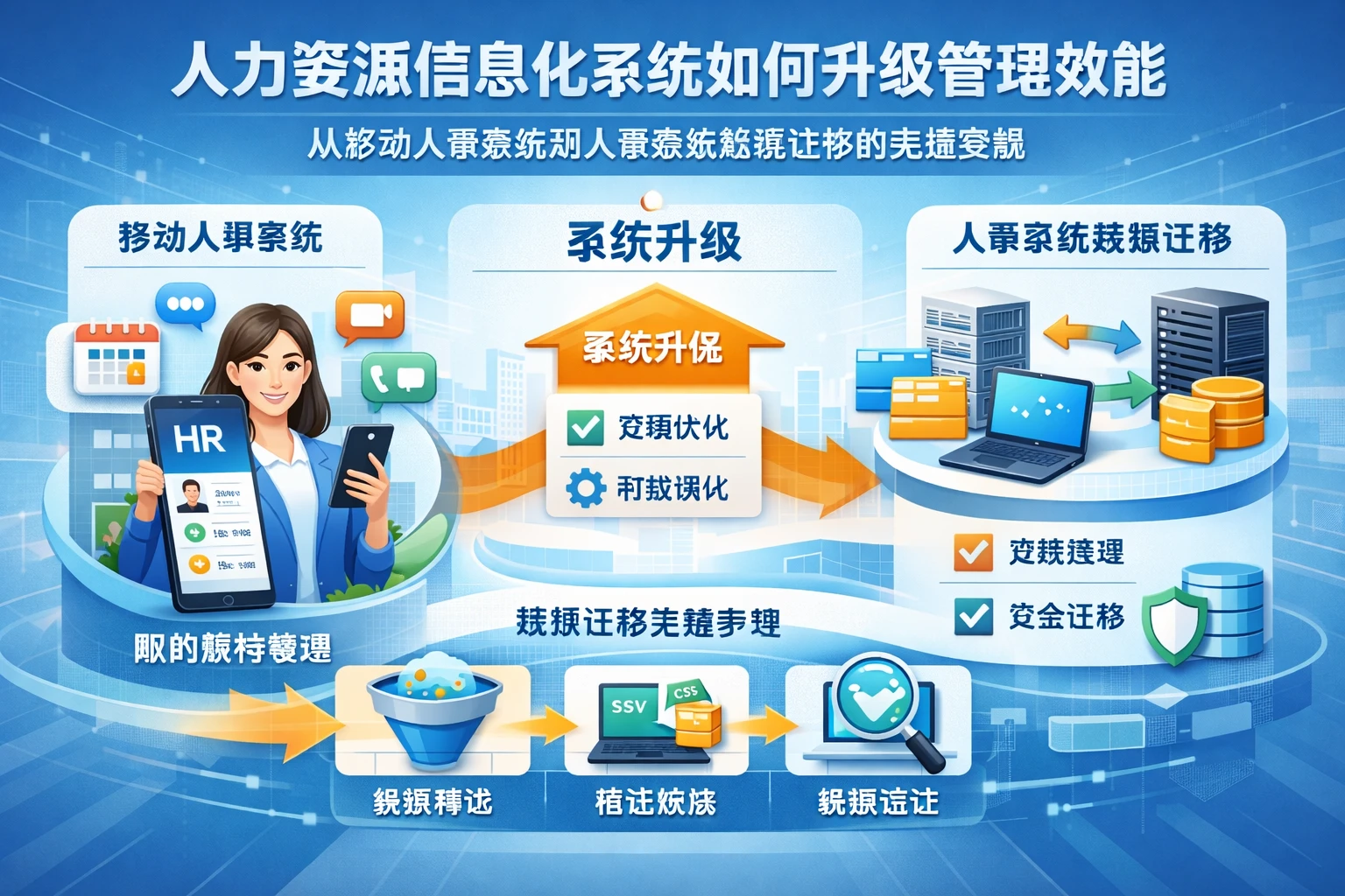 人力资源信息化系统如何升级管理效能：从移动人事系统到人事系统数据迁移的关键实践