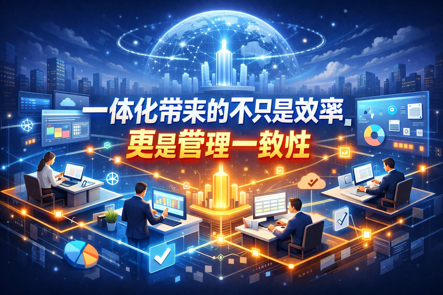 一体化带来的不只是效率，更是管理一致性