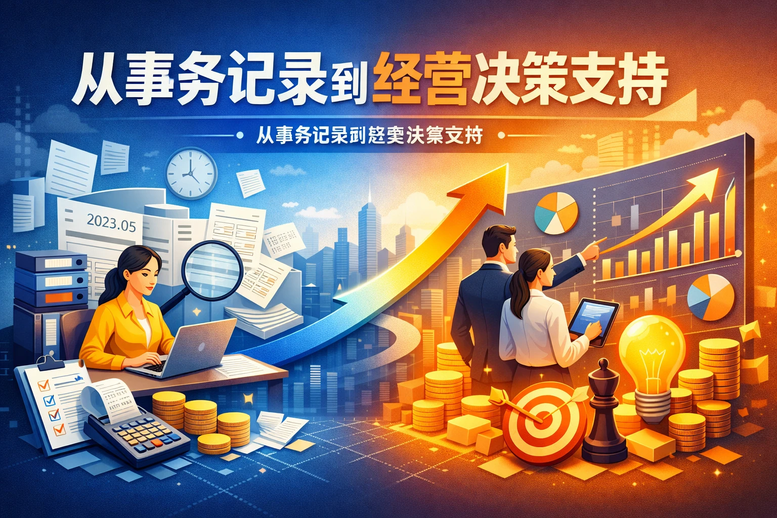 从事务记录到经营决策支持