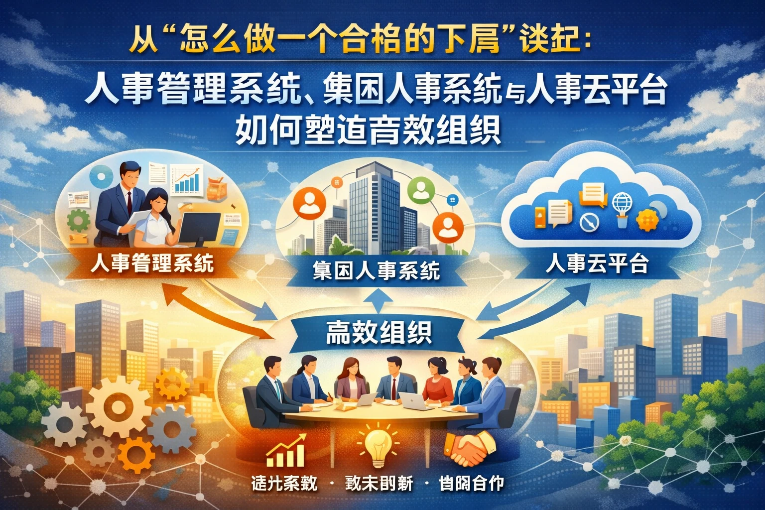 从“怎么做一个合格的下属”谈起：人事管理系统、集团人事系统与人事云平台如何塑造高效组织