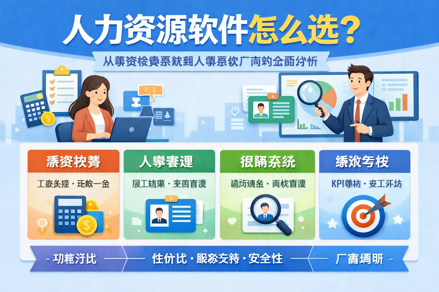 人力资源软件怎么选?从薪资核算系统到人事系统厂商的全面分析
