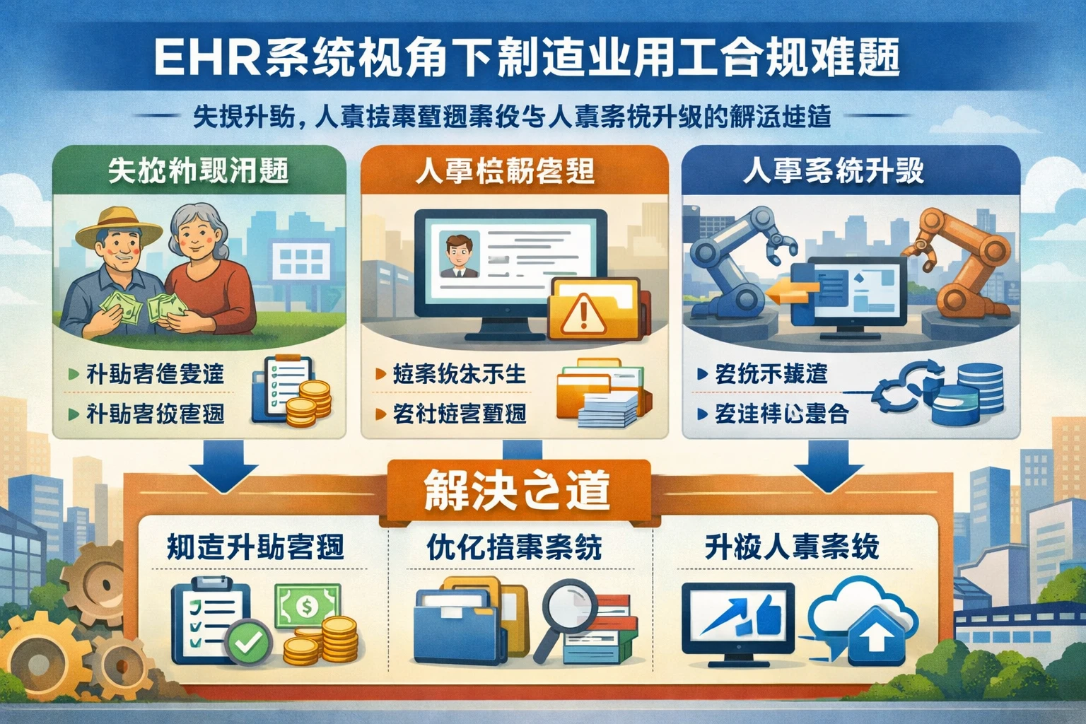 ehr系统视角下制造业用工合规难题：失地补贴、人事档案管理系统与人事系统升级的解决路径