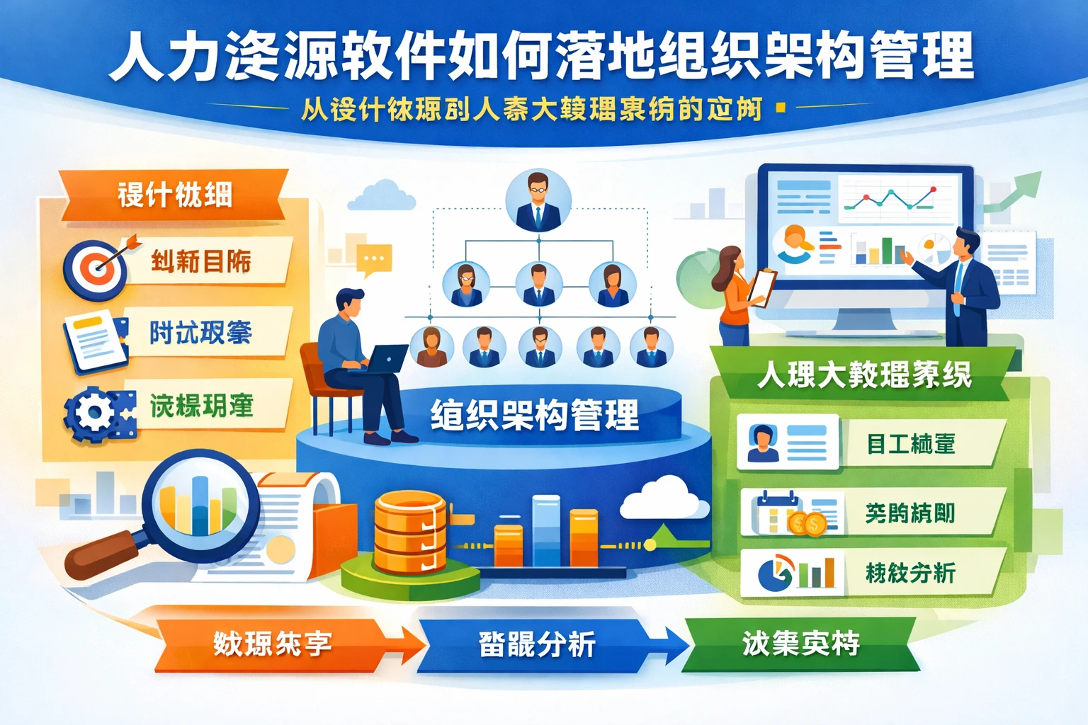 人力资源软件如何落地组织架构管理：从设计依据到人事大数据系统的应用