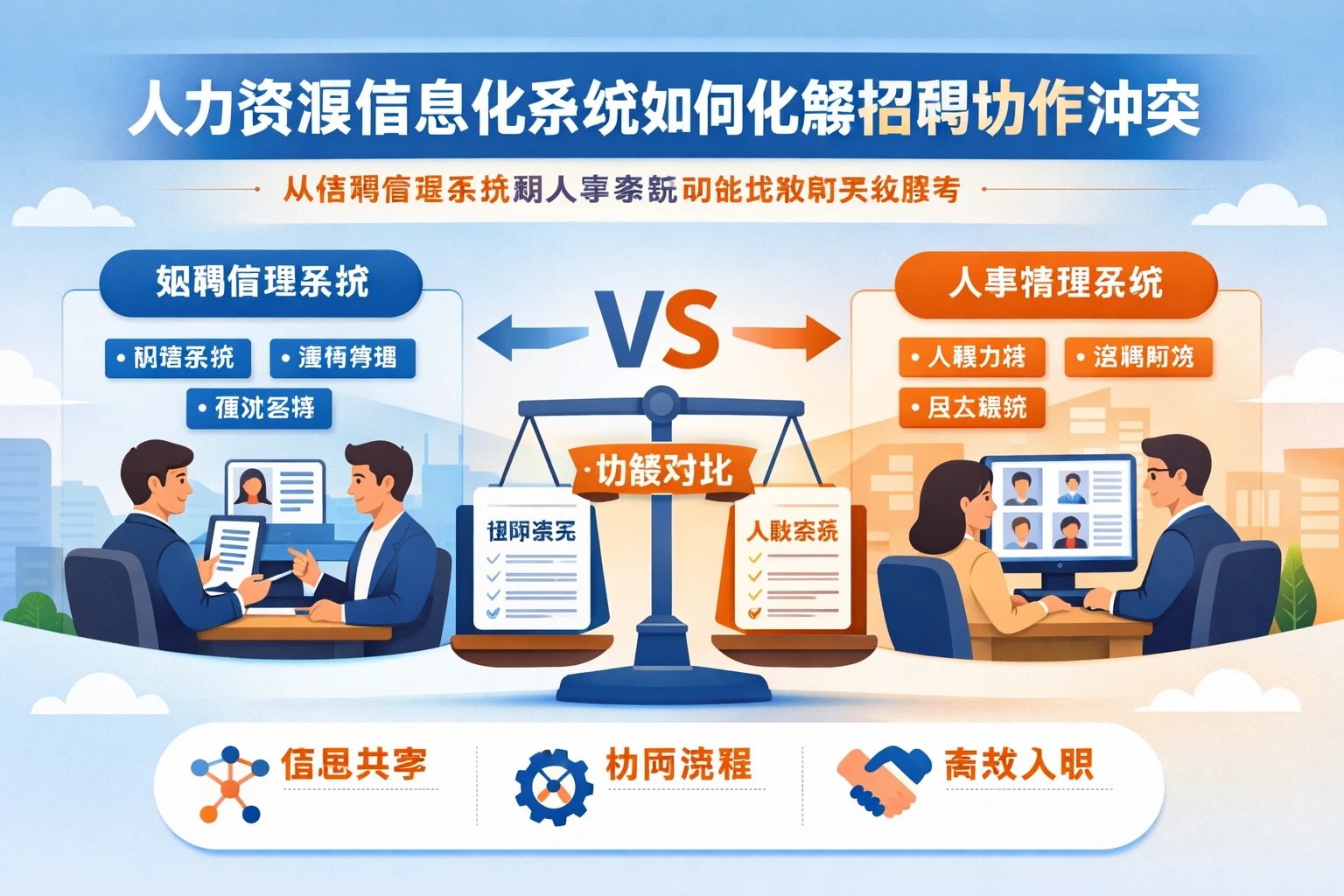 人力资源信息化系统如何化解招聘协作冲突：从招聘管理系统到人事系统功能比较的实战思考