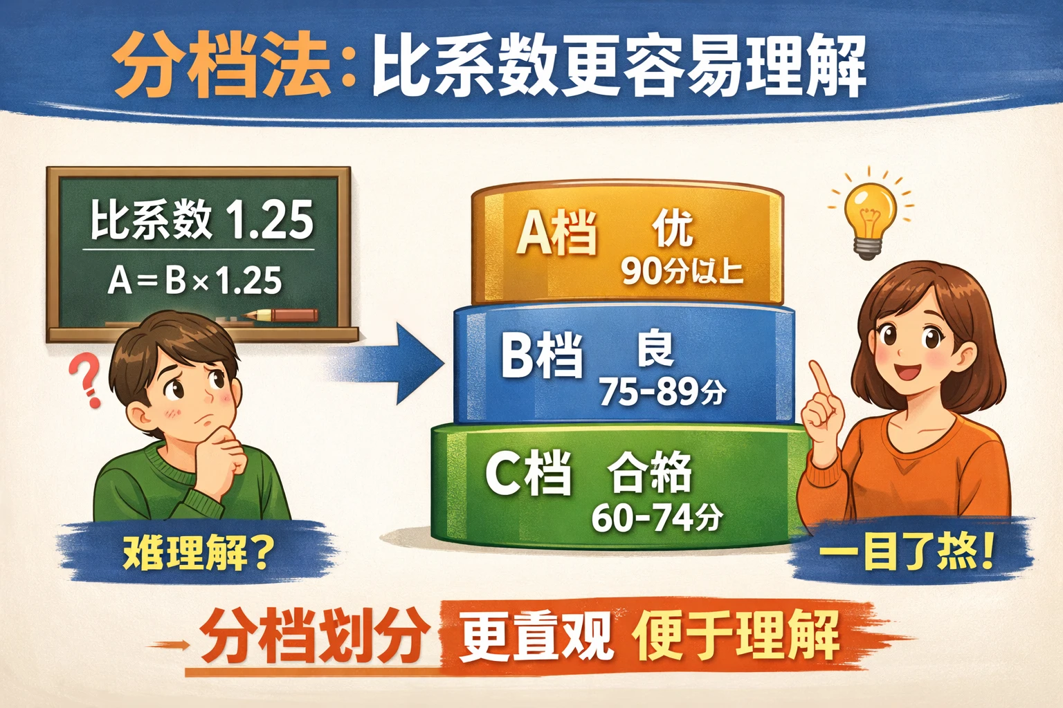 分档法：比系数更容易理解
