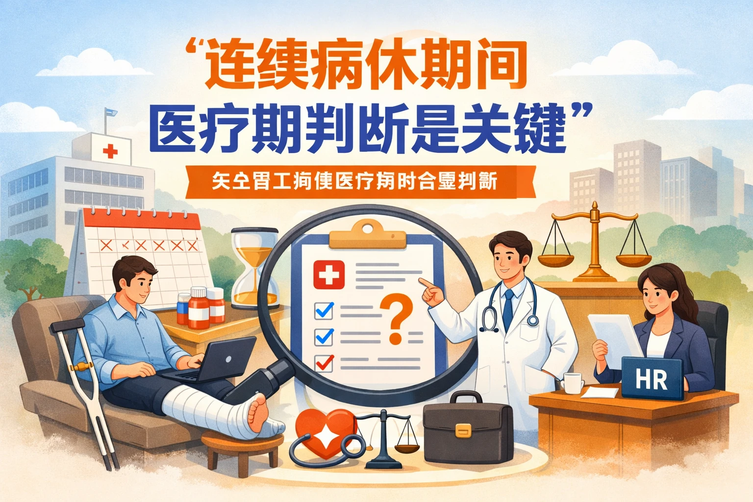 连续病休期间，医疗期判断是关键